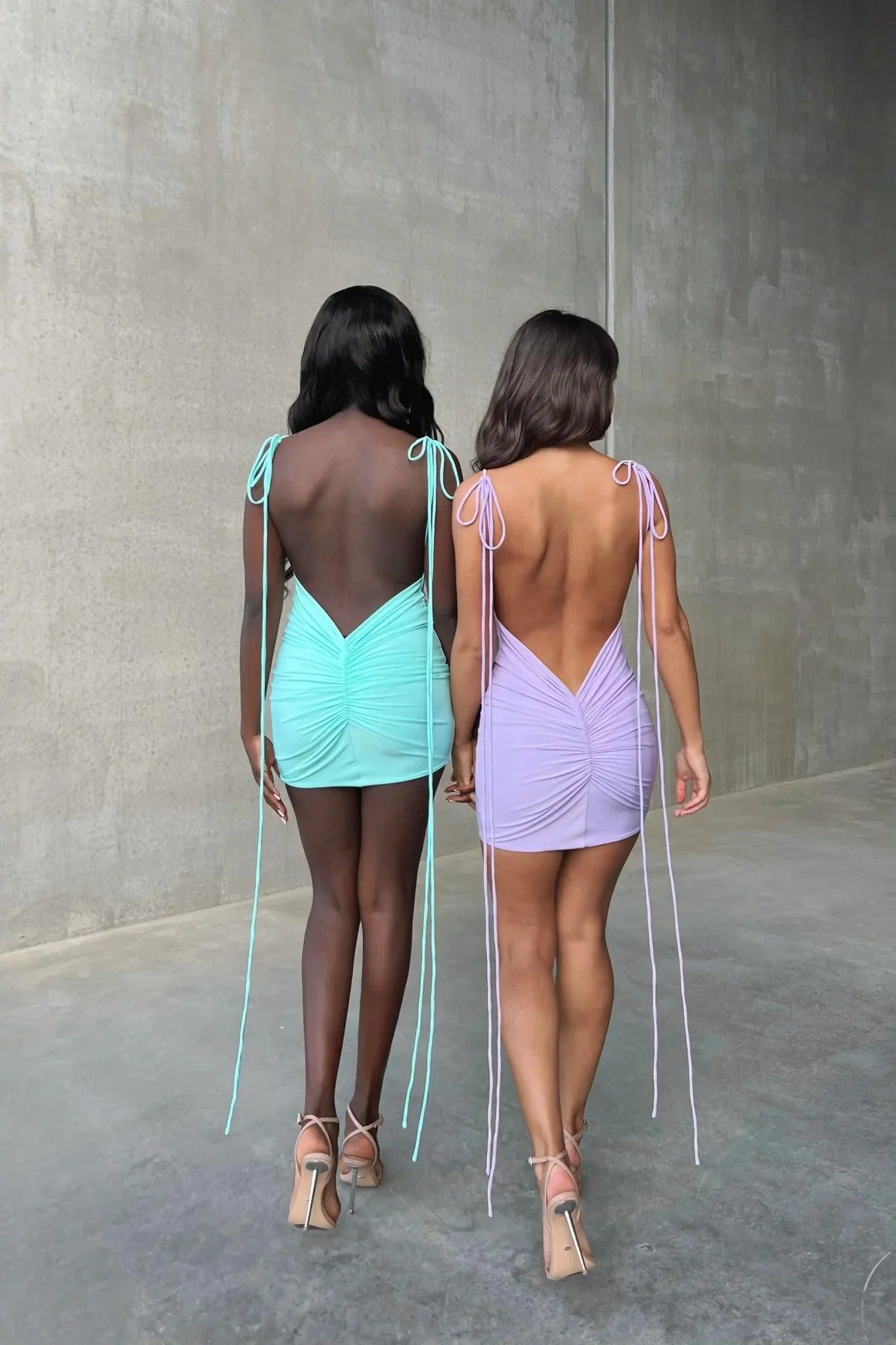 Jai Mini Dress - Lilac - Image 2