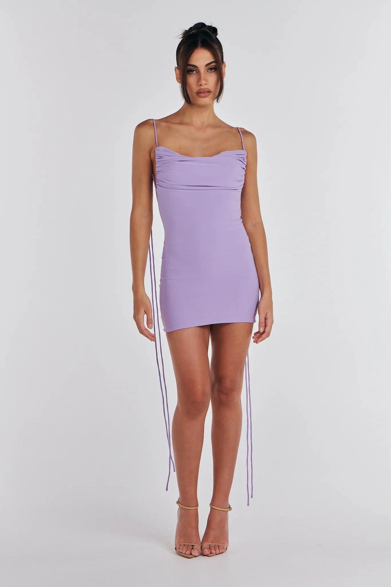 Jai Mini Dress - Lilac - Image 4