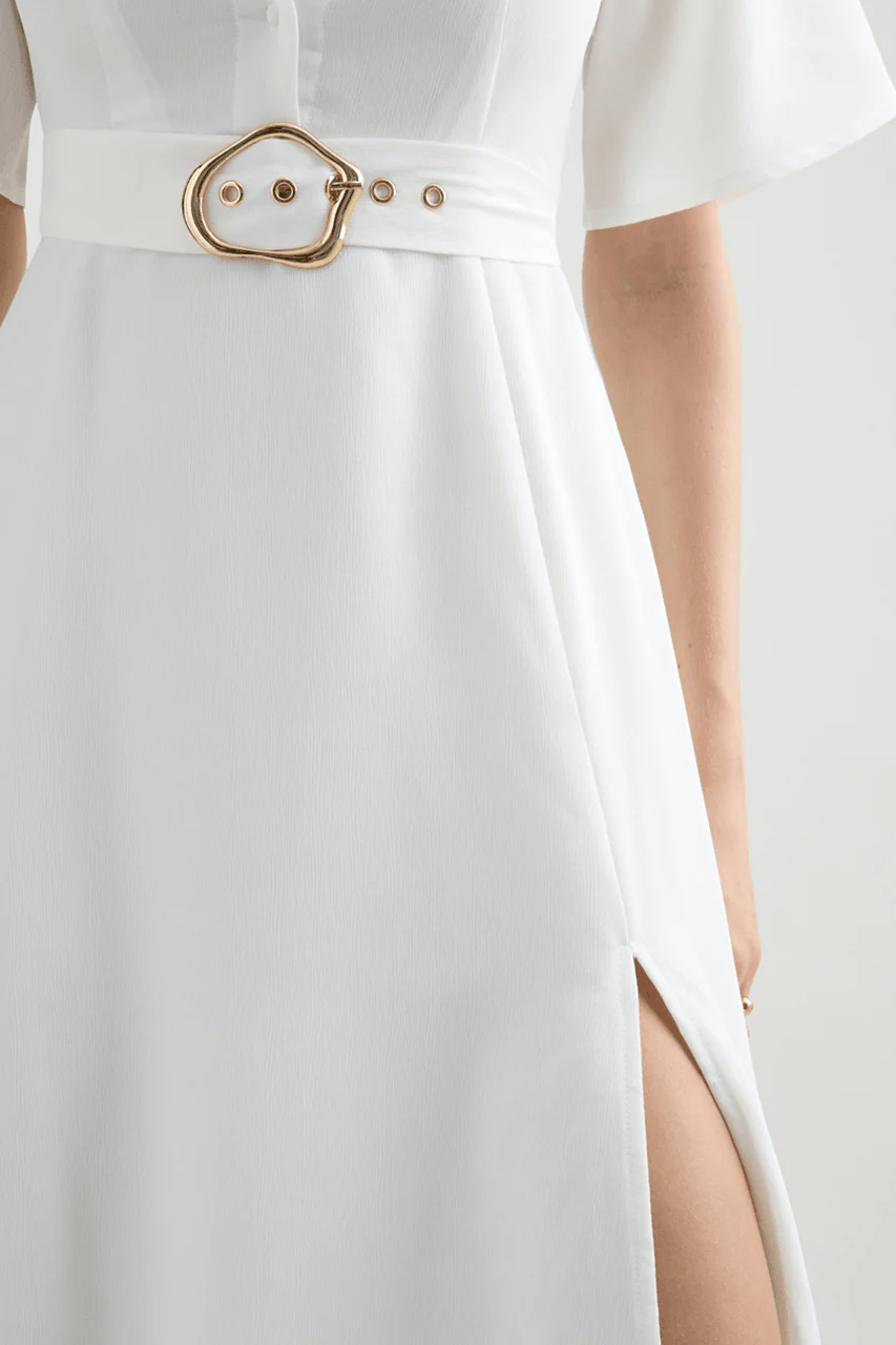 Jamie Maxi Dress - White - Image 3