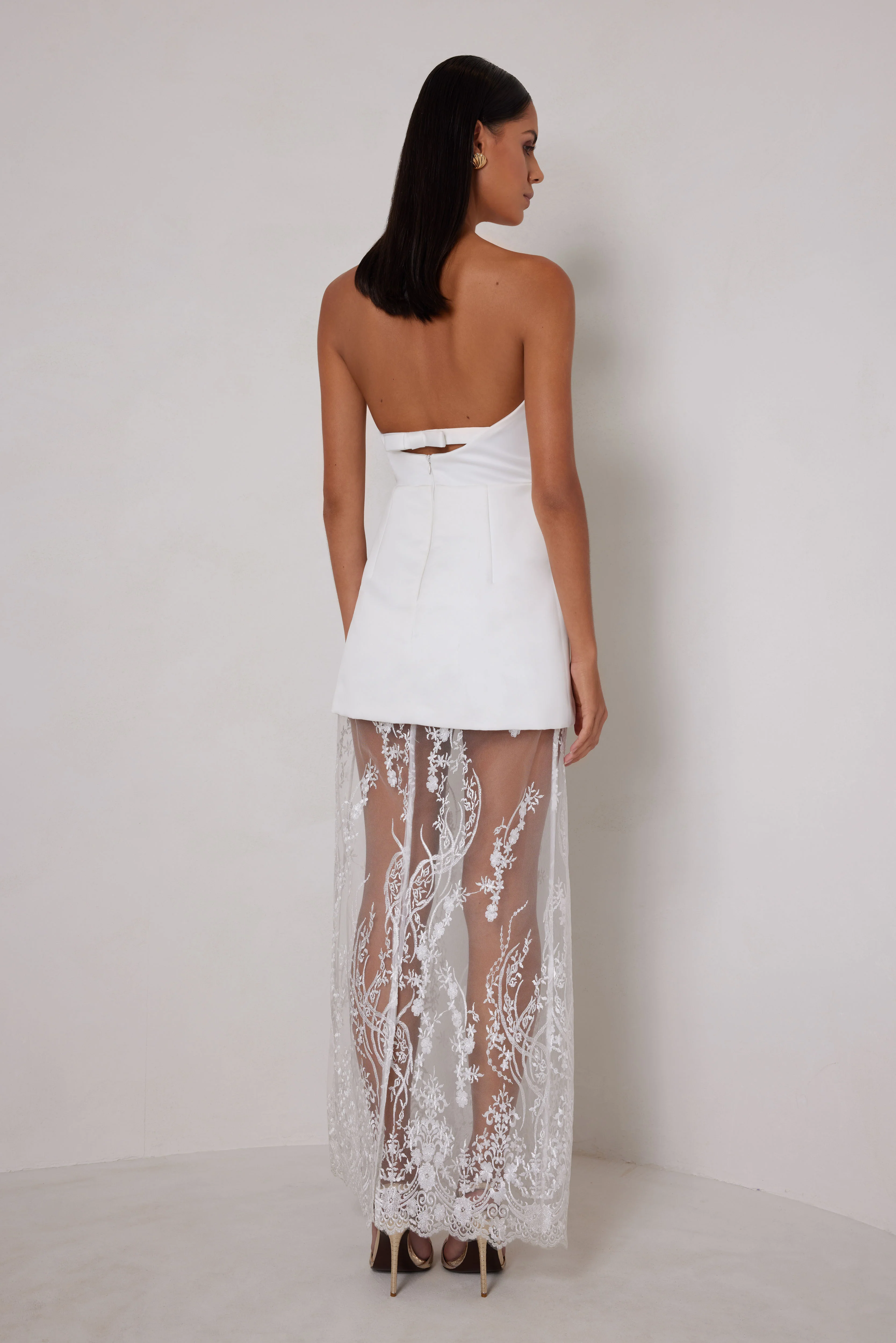 Janice Dress - White - Image 2
