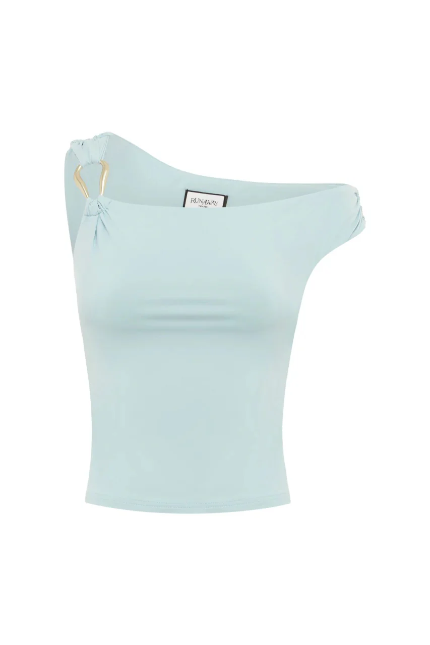 Jasmine Top - Ice Blue - Image 5