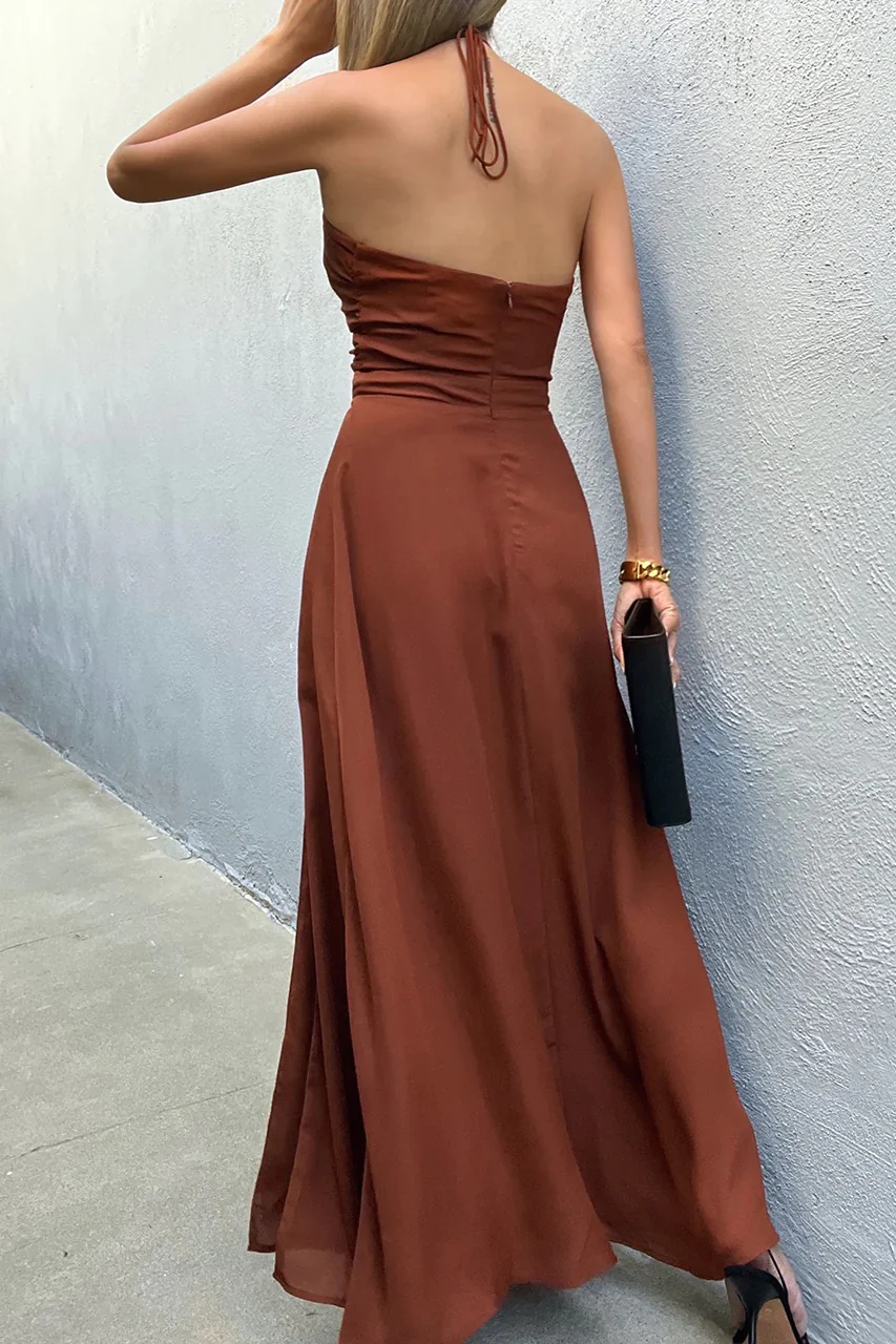 Jay Maxi Dress - Copper - Image 2