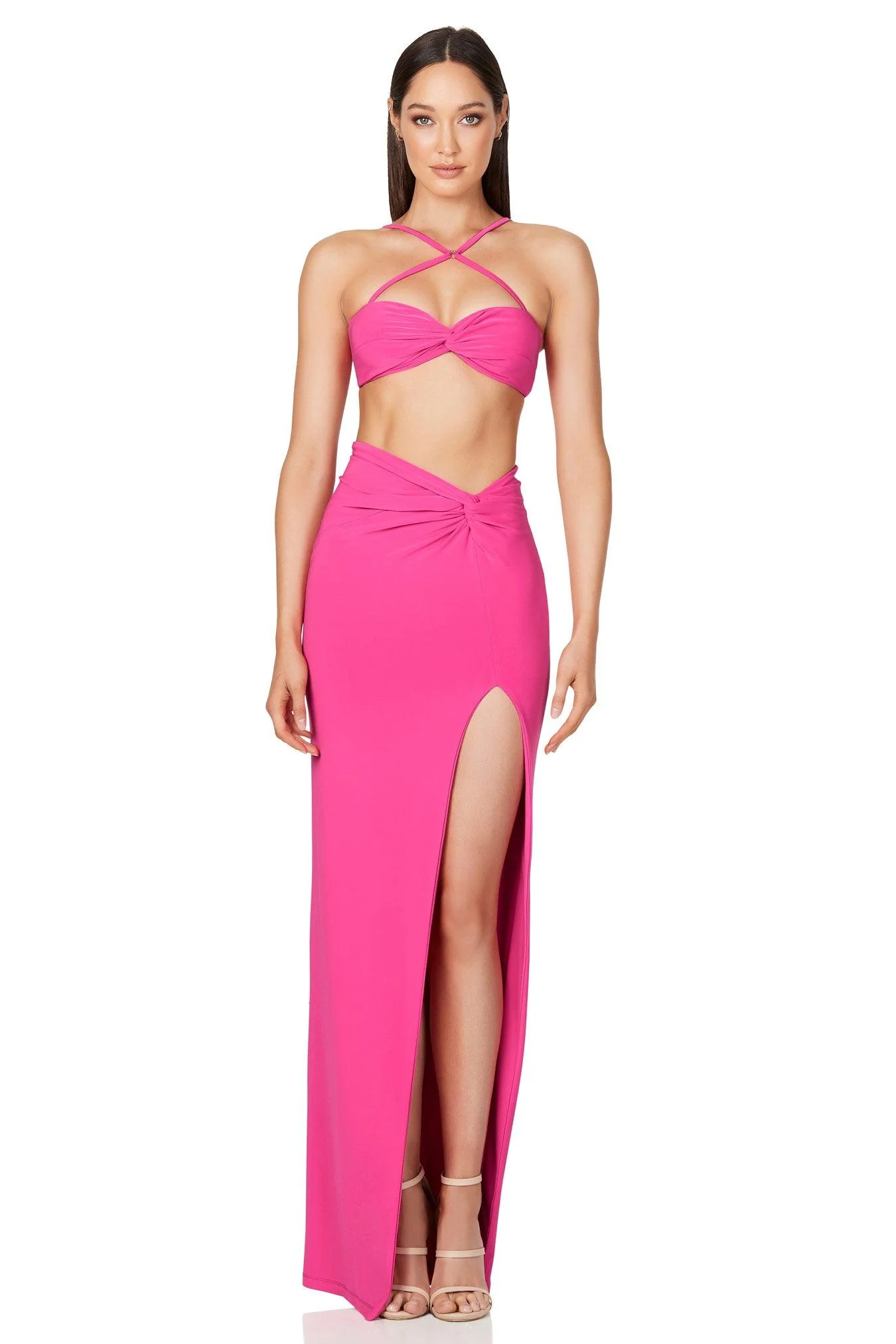 Nookie Jewel Crop - Neon Pink - Image 2