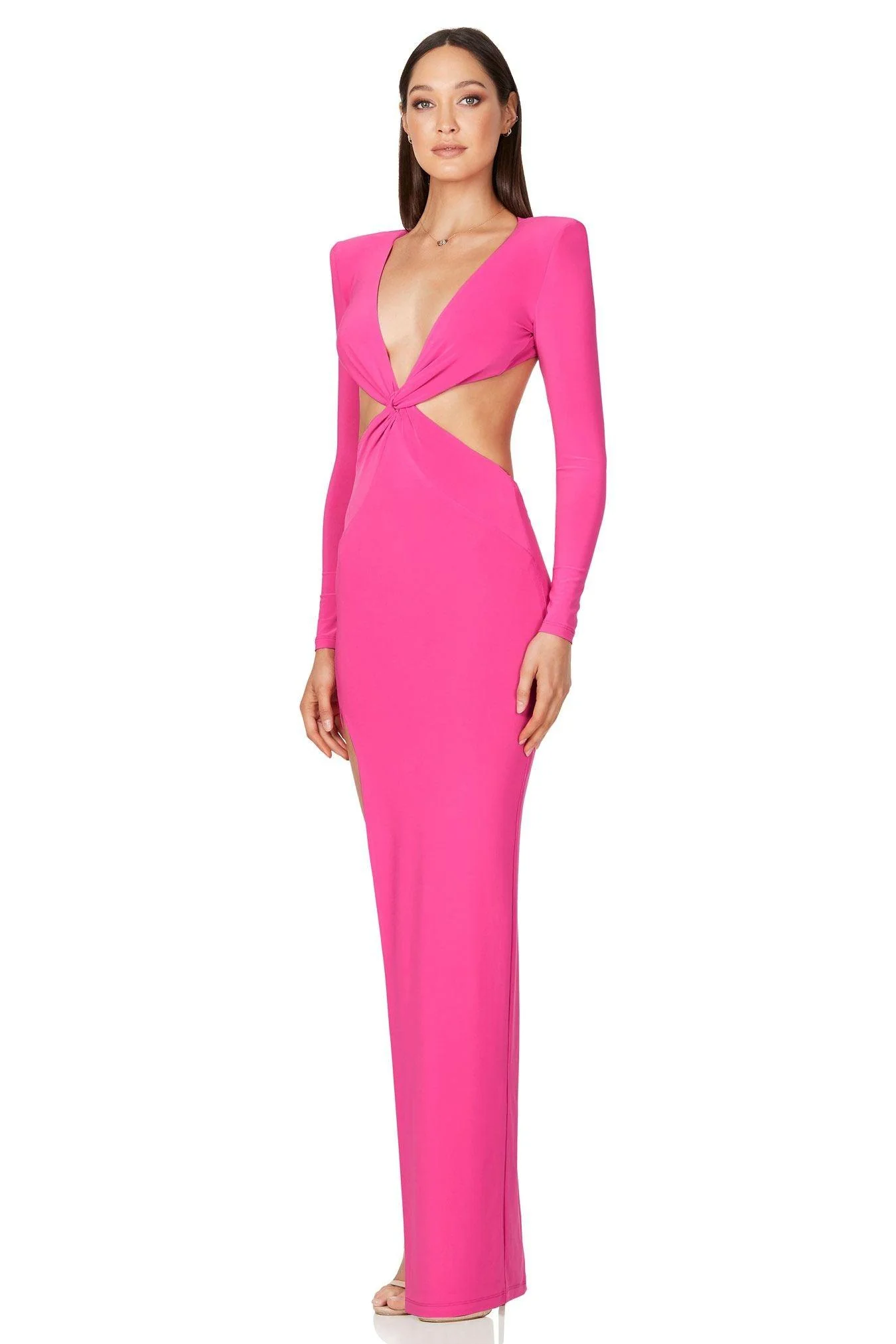 Nookie Jewel Gown - Neon Pink - Image 3