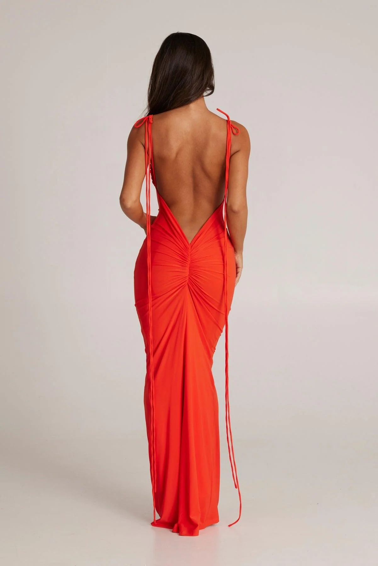 Jiani Gown - Tangerine - Image 3