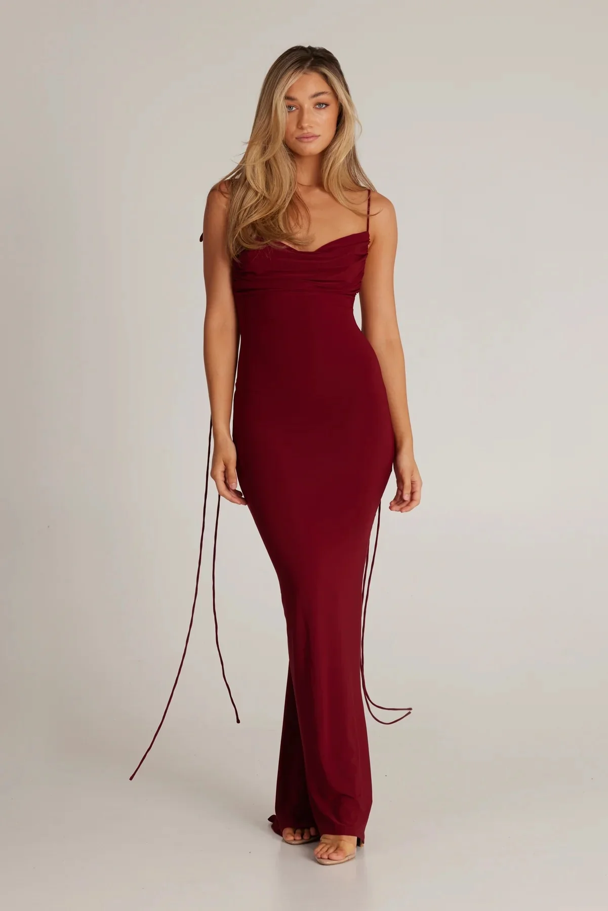 Jiani Gown - Wine - Image 9