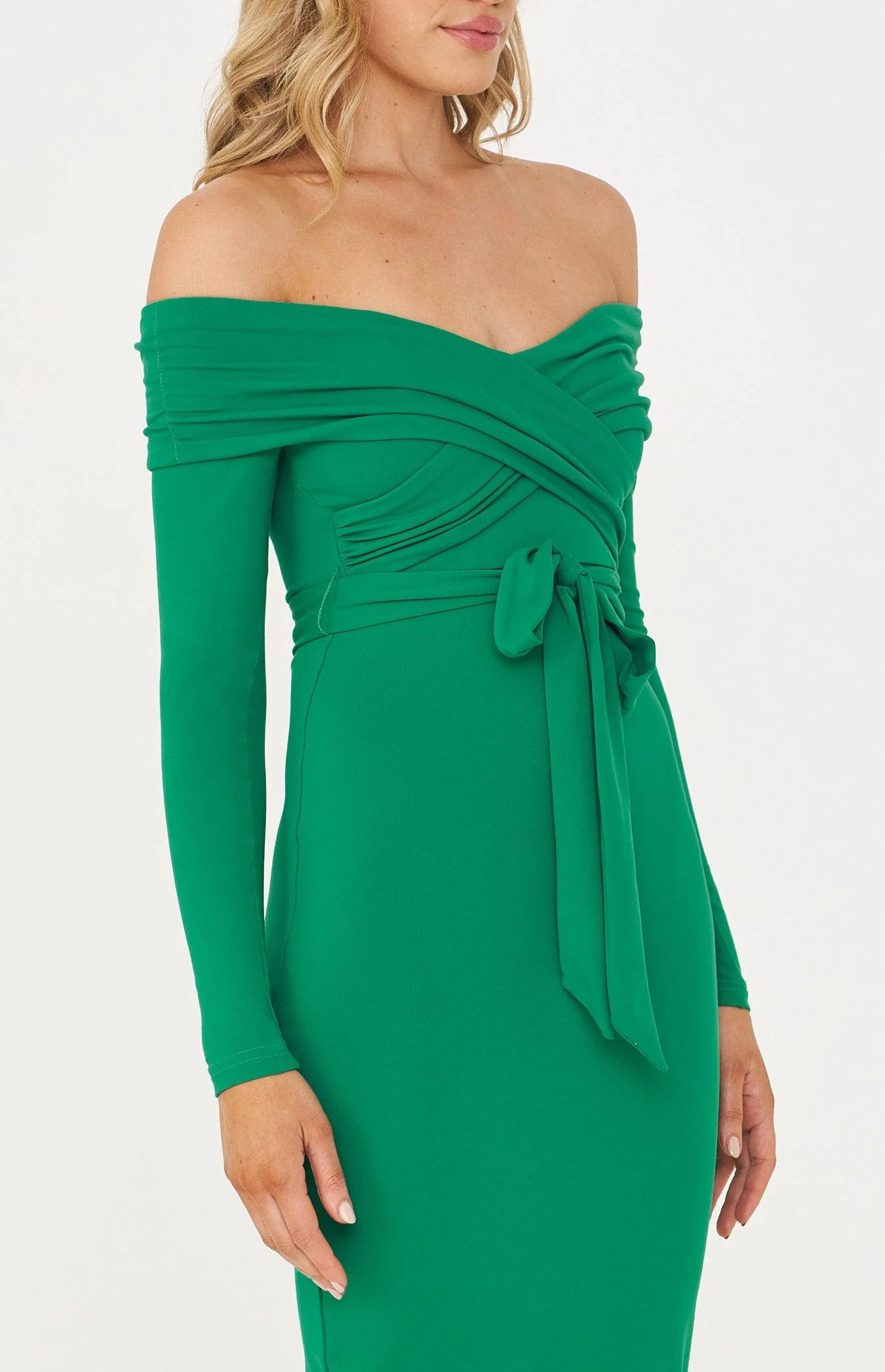 Joelle Midi Dress - Green - Image 3