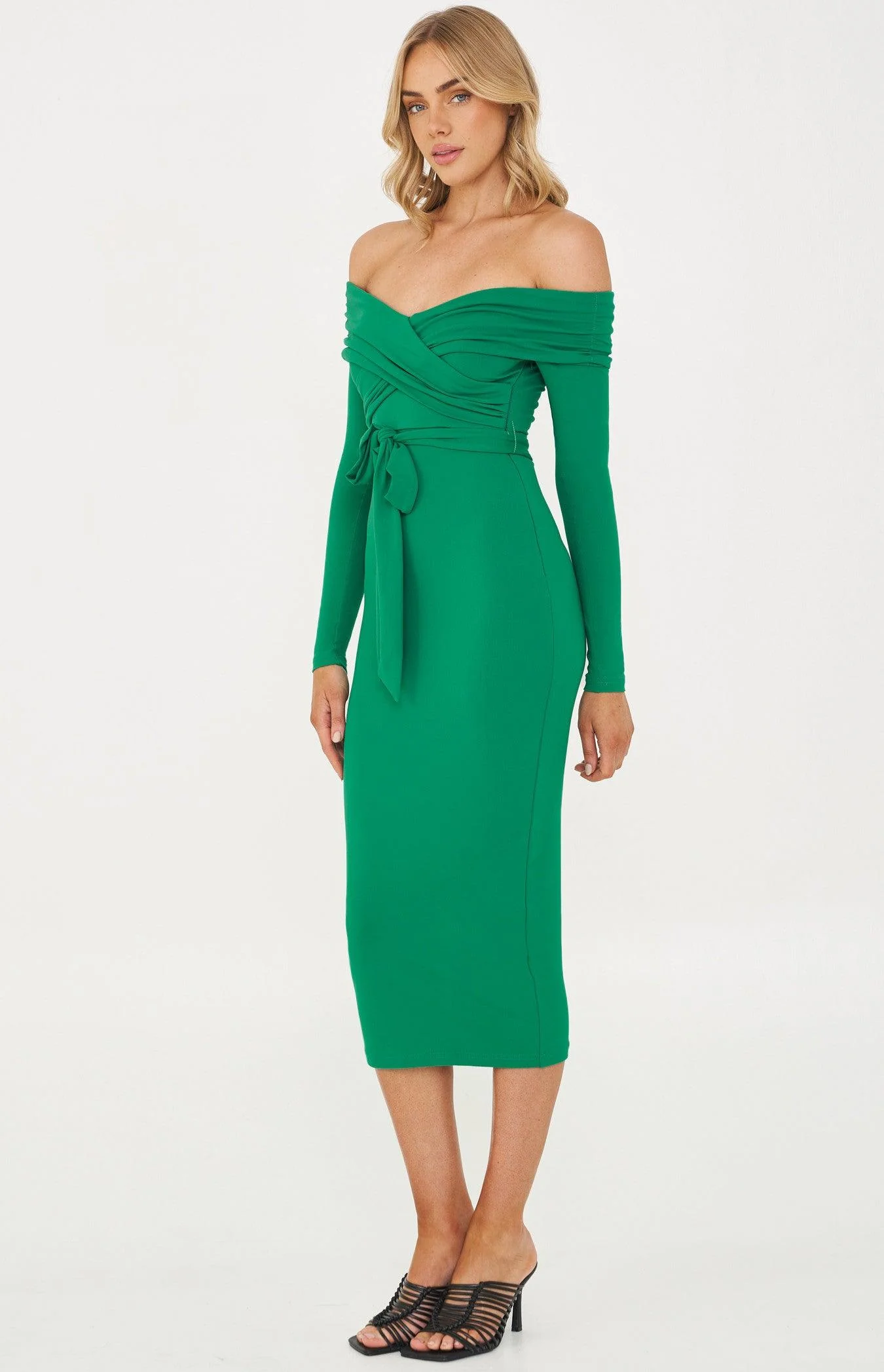 Joelle Midi Dress - Green - Image 4