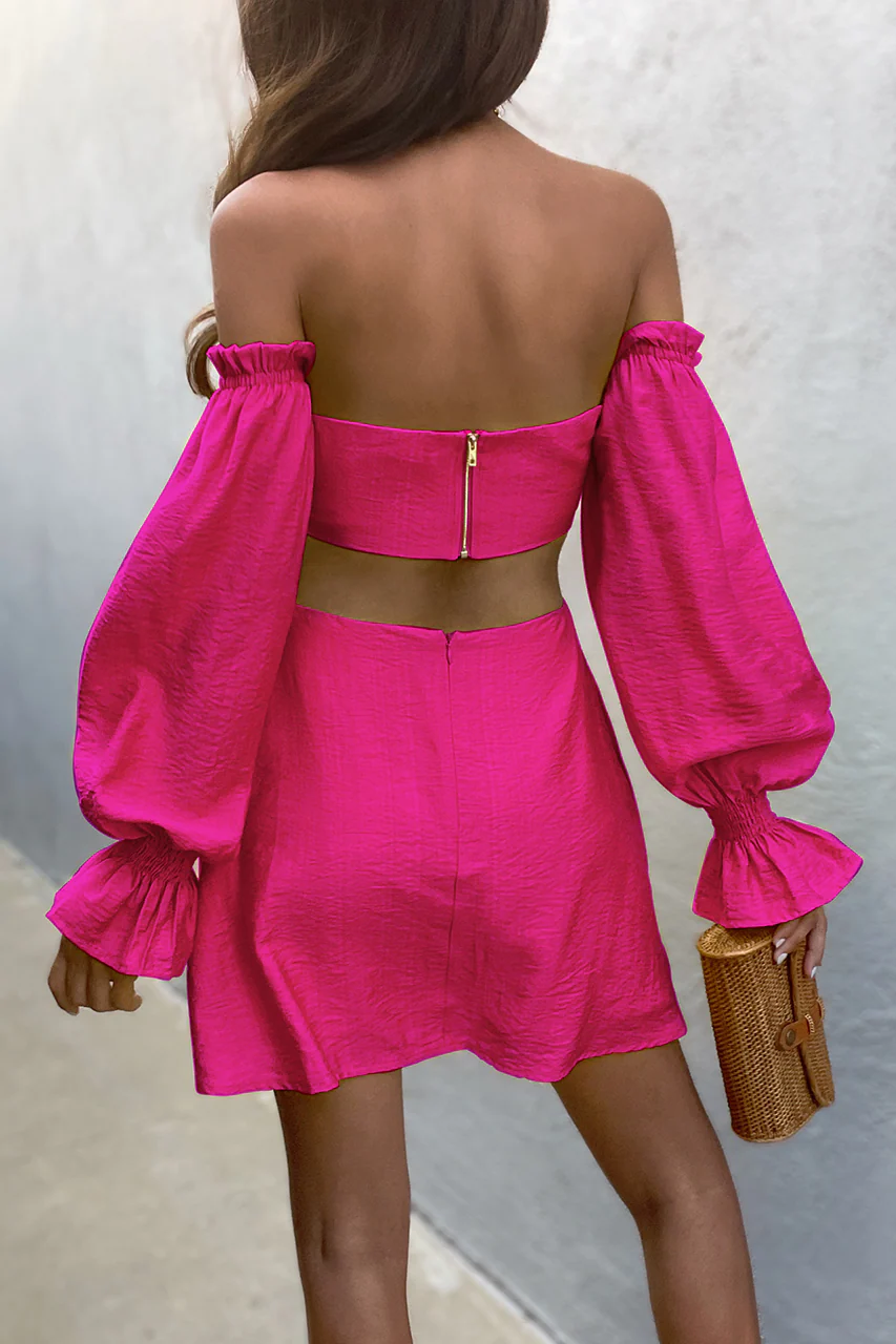 Jolie Mini Dress - Pink - Image 2