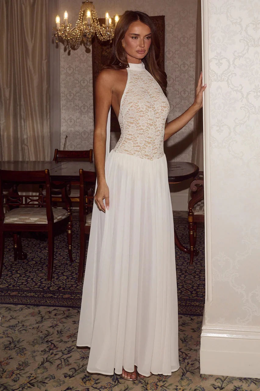 Judith Maxi Dress - Cream - Image 3