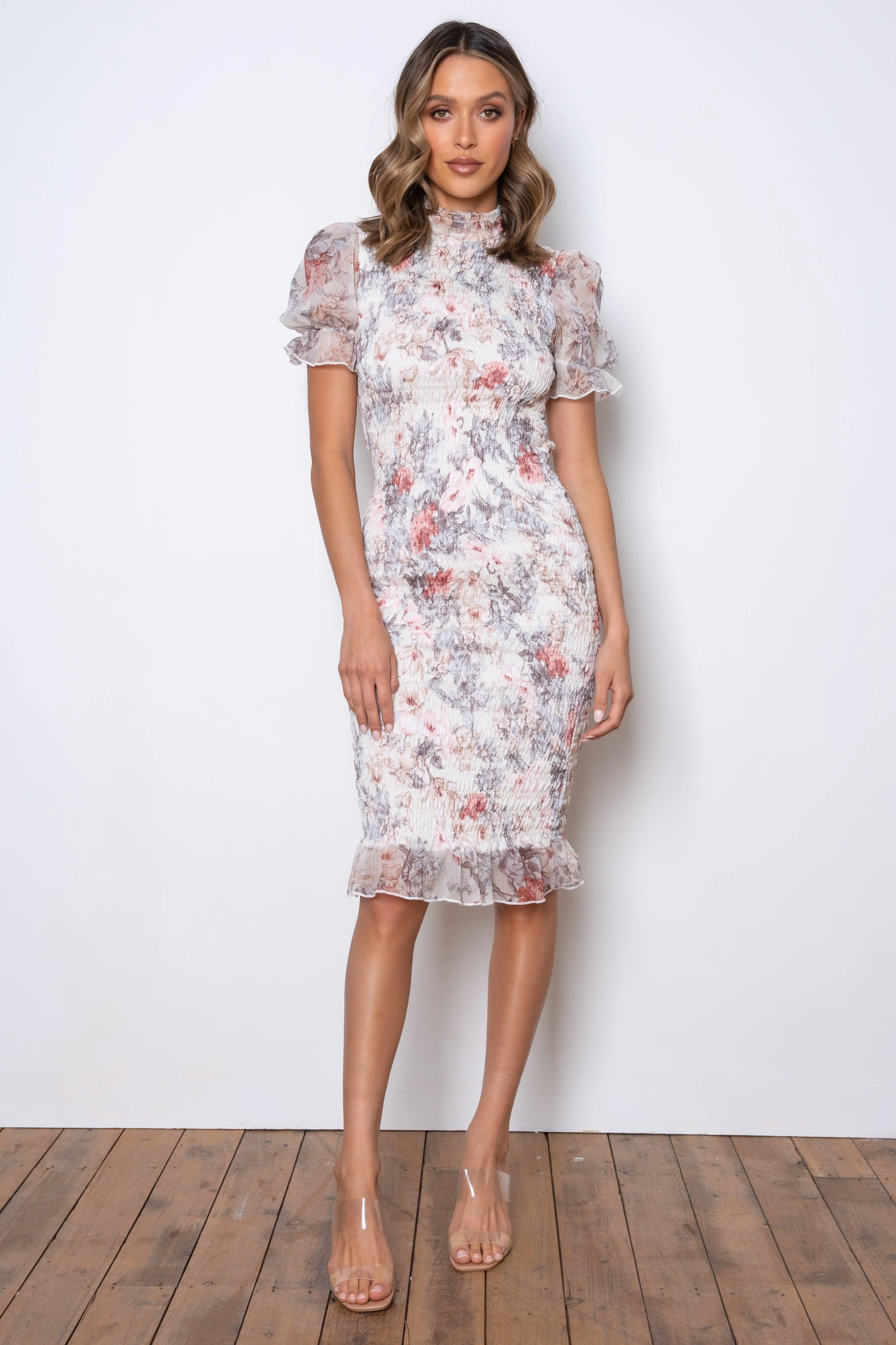 Juliette Midi Dress - Floral - Image 3