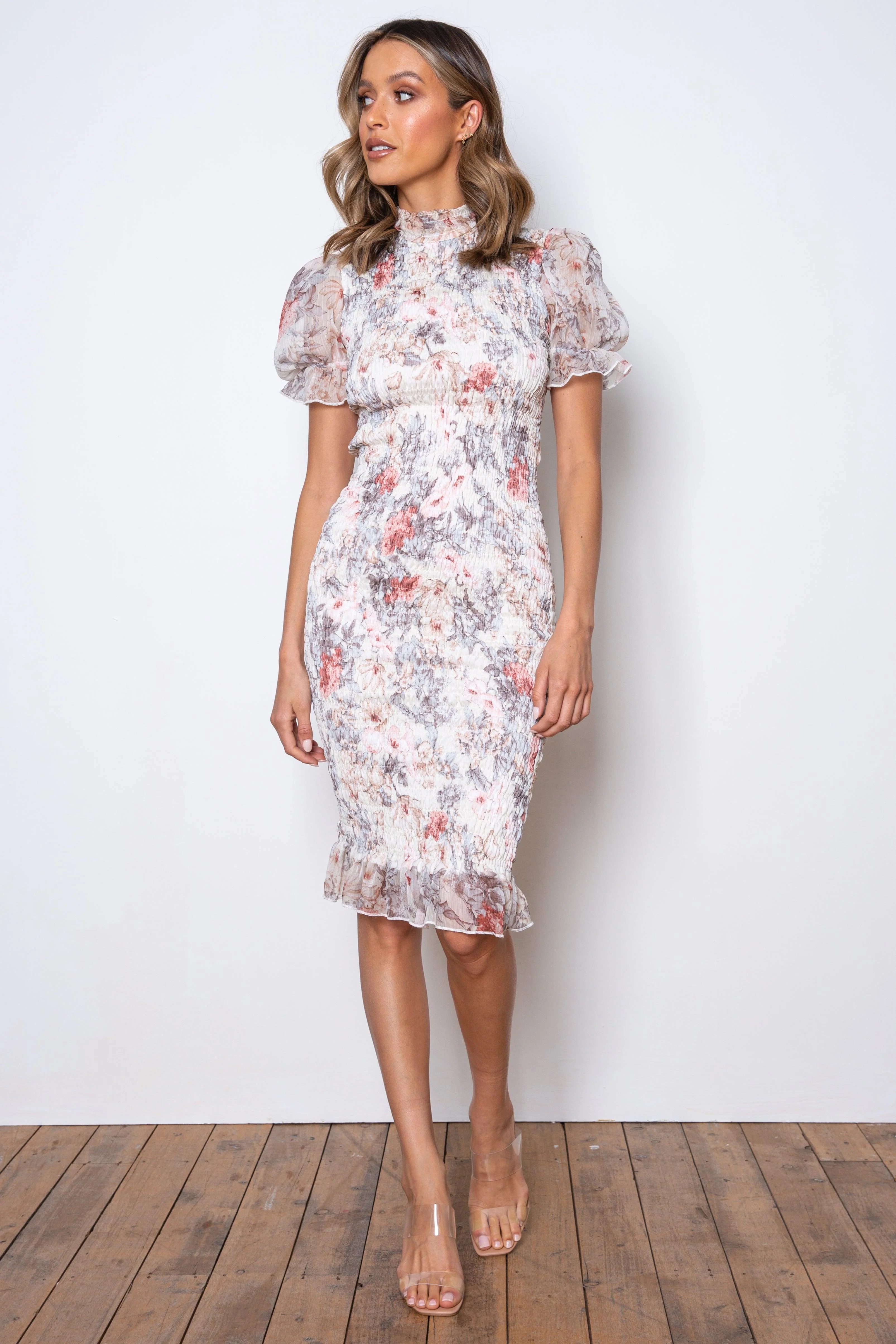 Juliette Midi Dress - Floral - Image 7