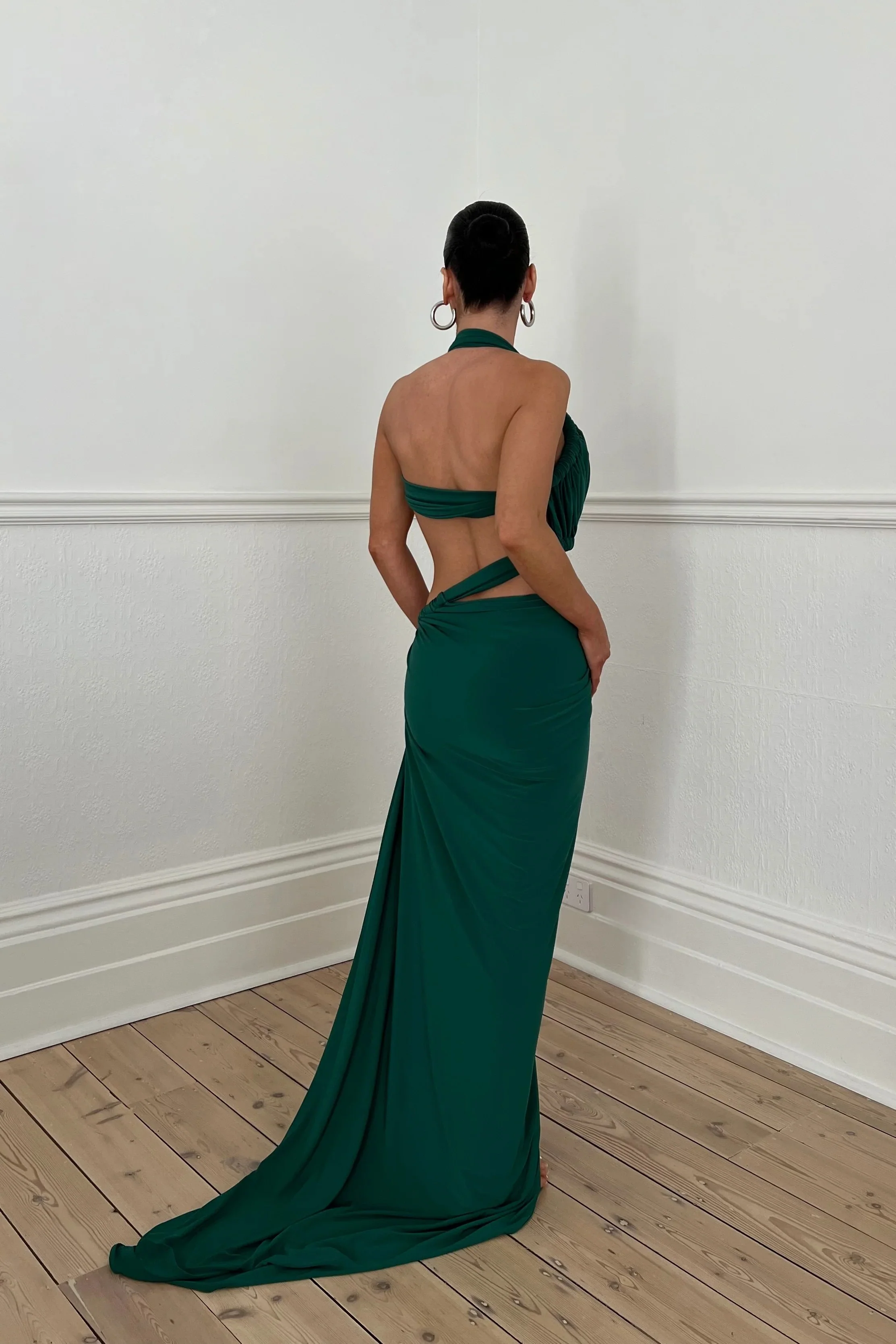 Kailani Gown - Emerald - Image 2