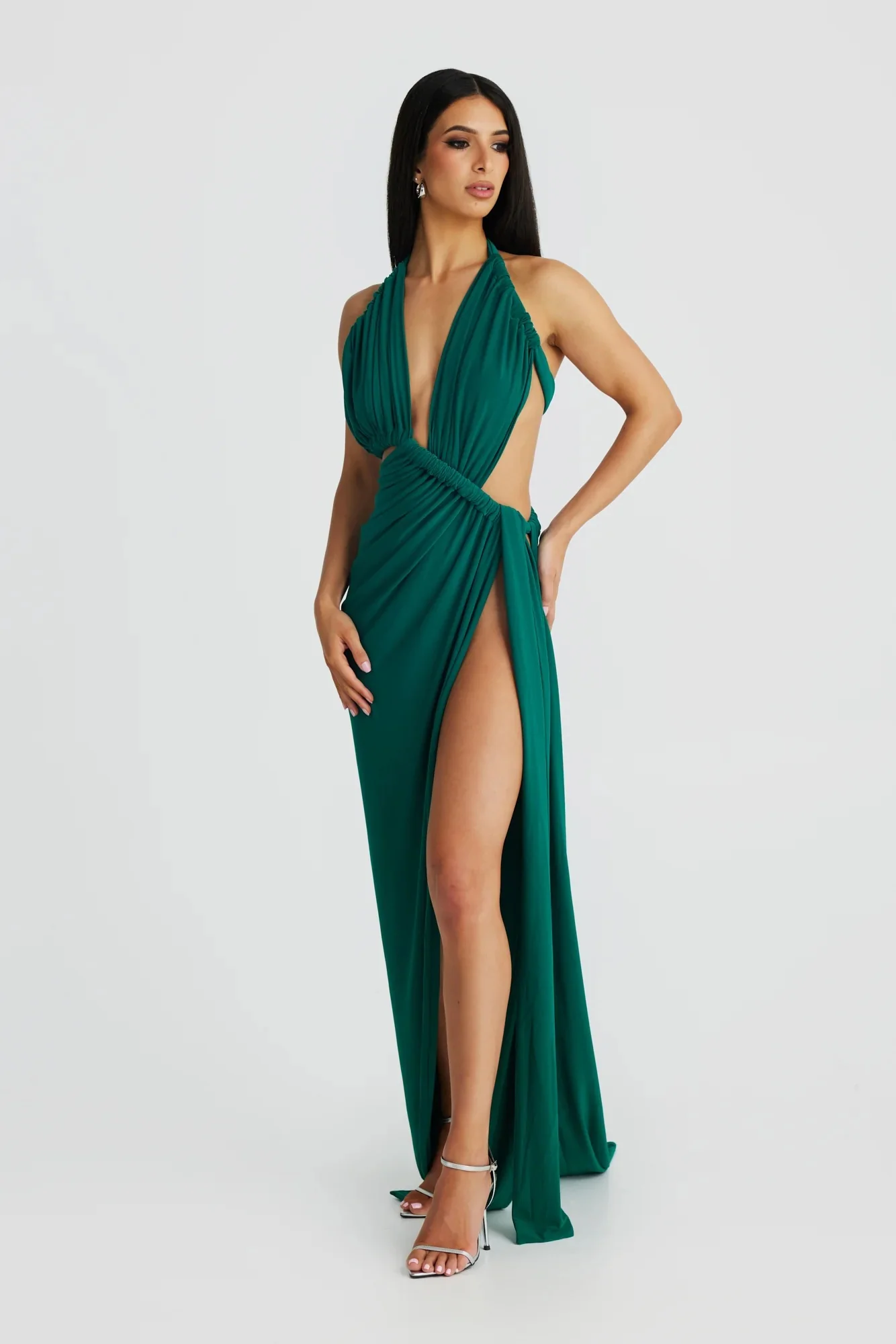 Kailani Gown - Emerald - Image 7