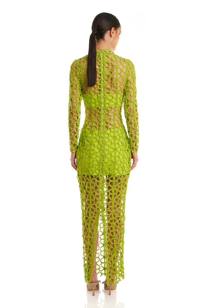 Kallum Dress - Lime - Image 2