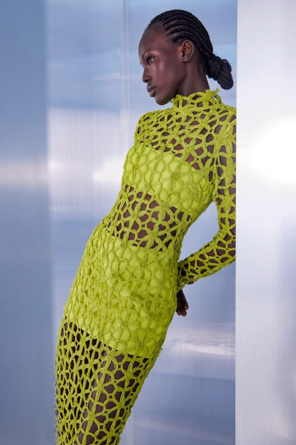 Kallum Dress - Lime - Image 3