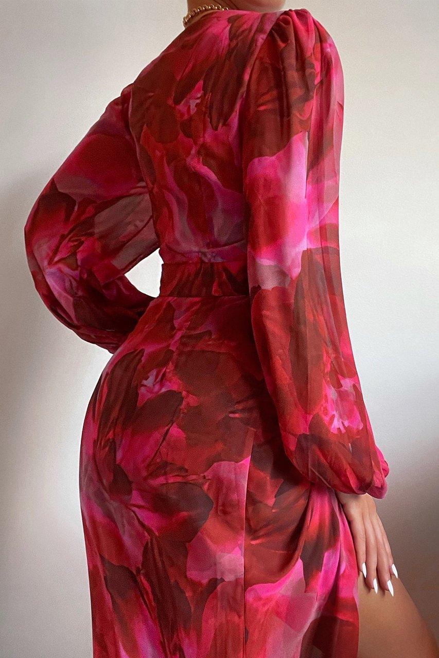 Karlita Midi Dress - Pink - Image 2