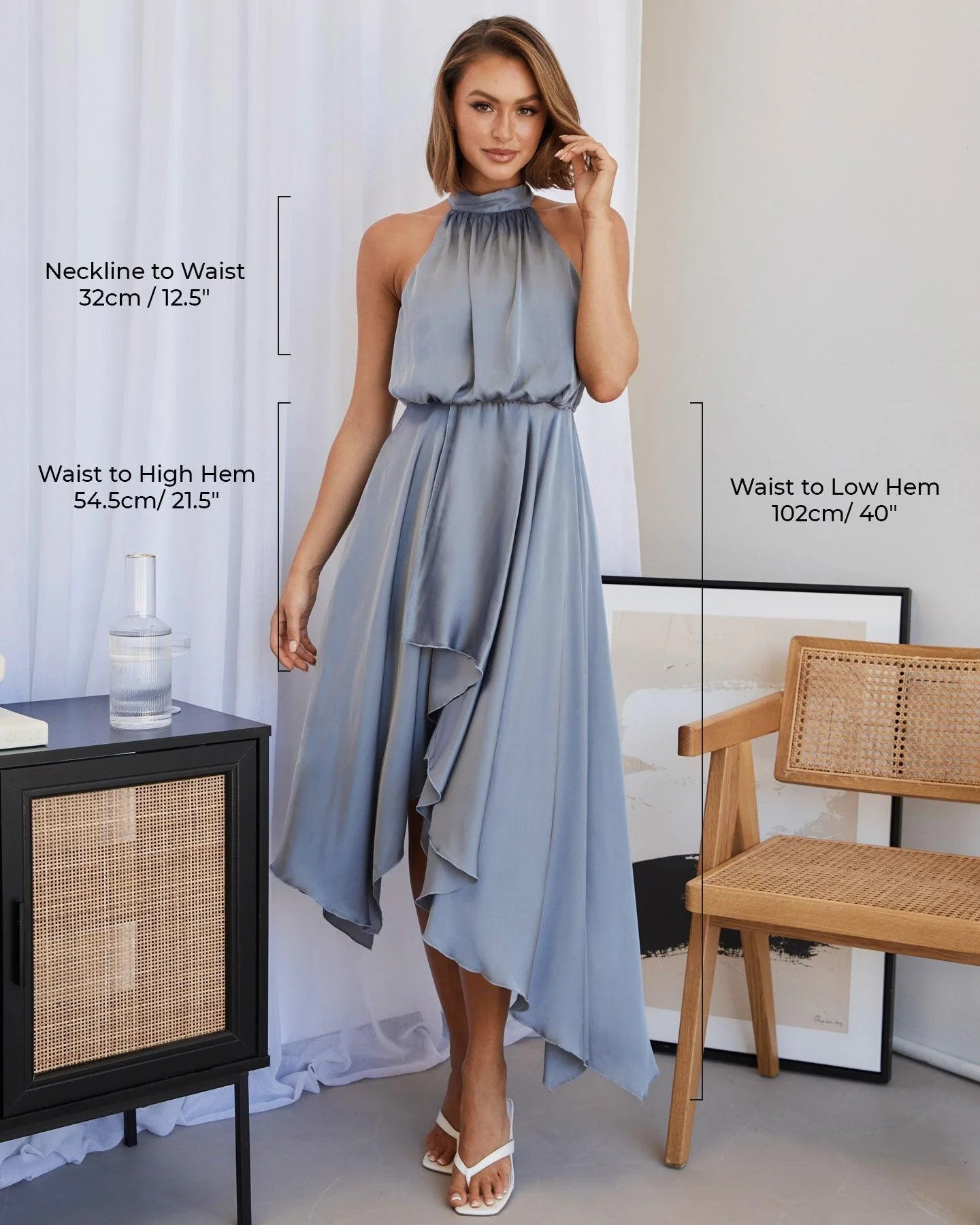 Kat Dress - White - Image 5