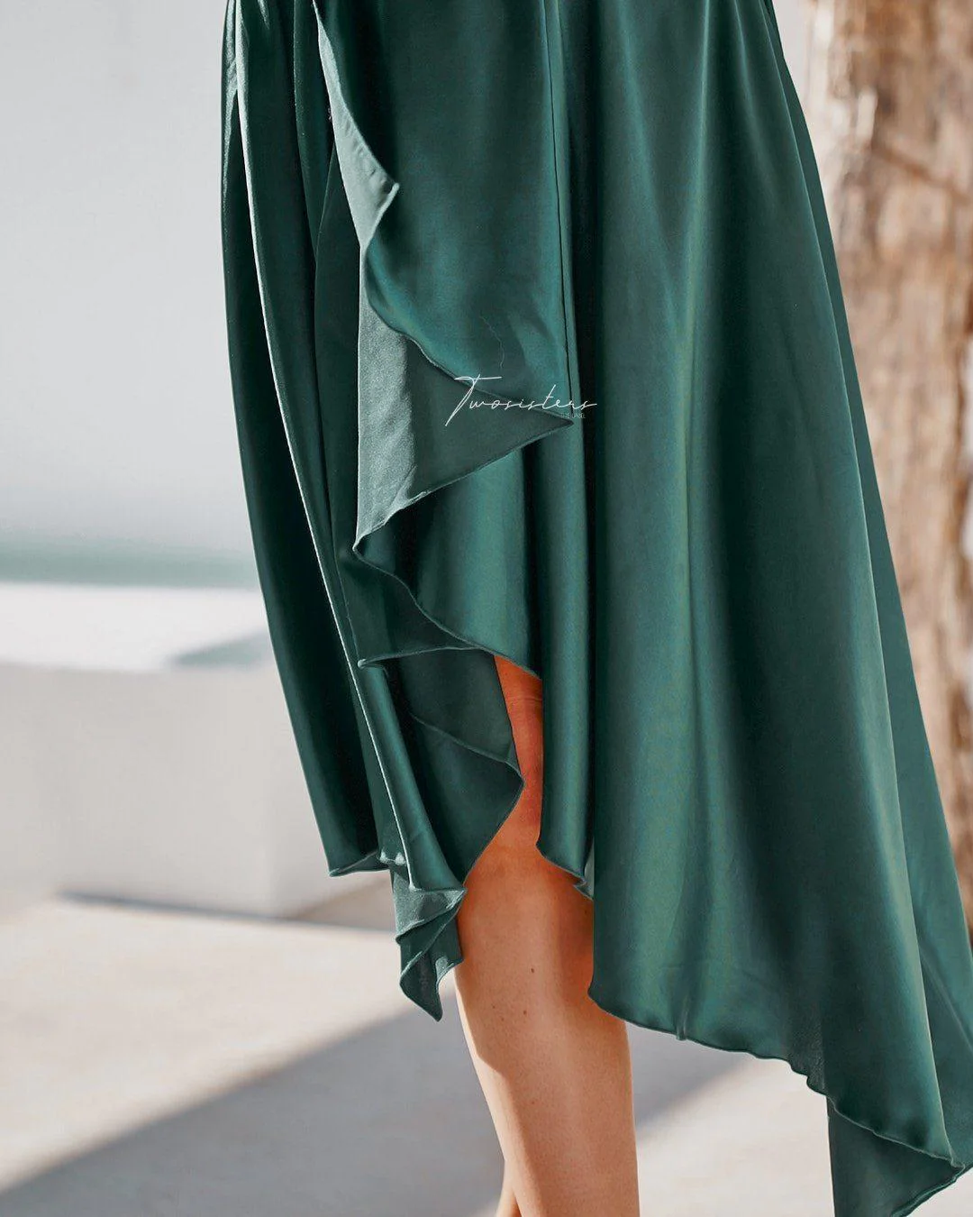 Kathleen Dress - Emerald Green - Image 4