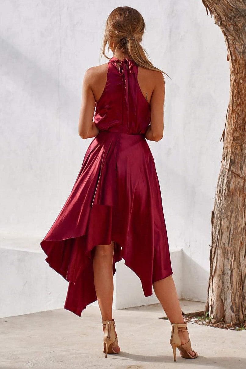 Kathleen Dress - Red - Image 2