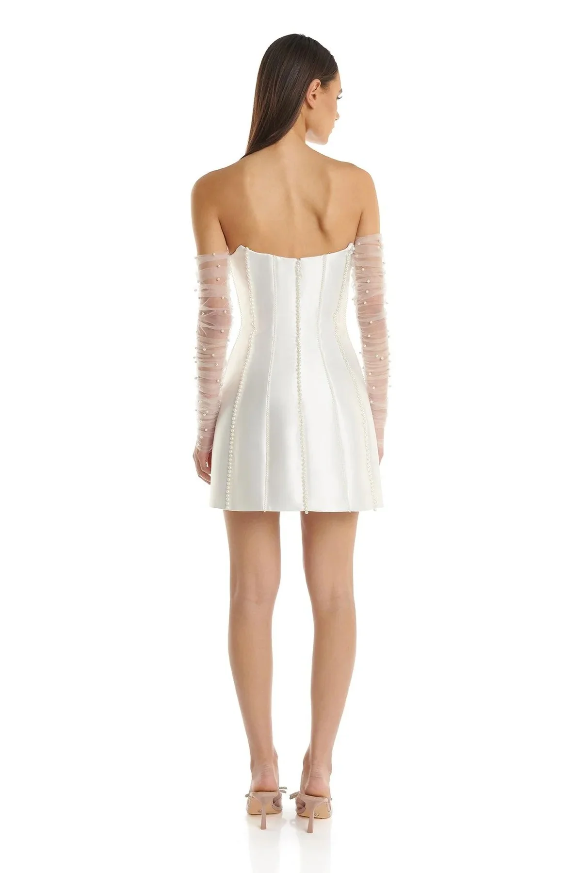 Kayla Dress - White - Image 3