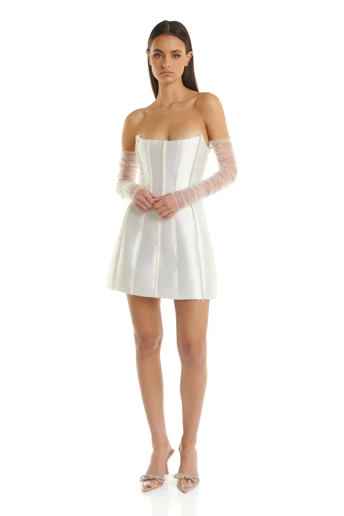 Kayla Dress - White - Image 5