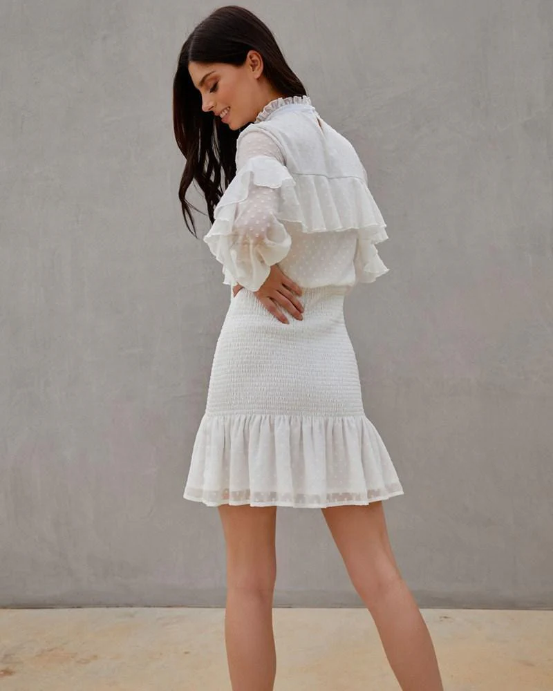 Kealy Dress - White - Image 2