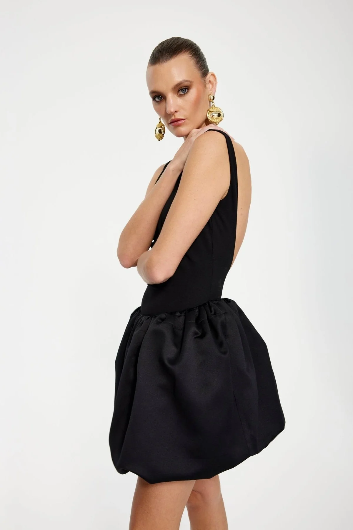 Keke Mini Dress - Black - Image 3