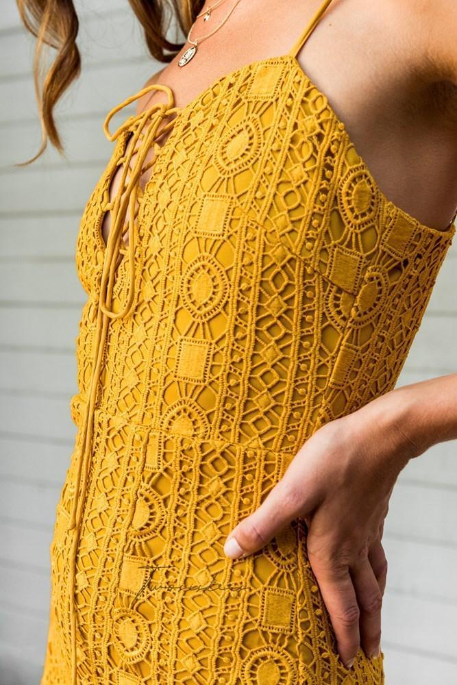 Kelsey Dress - Mustard - Image 4