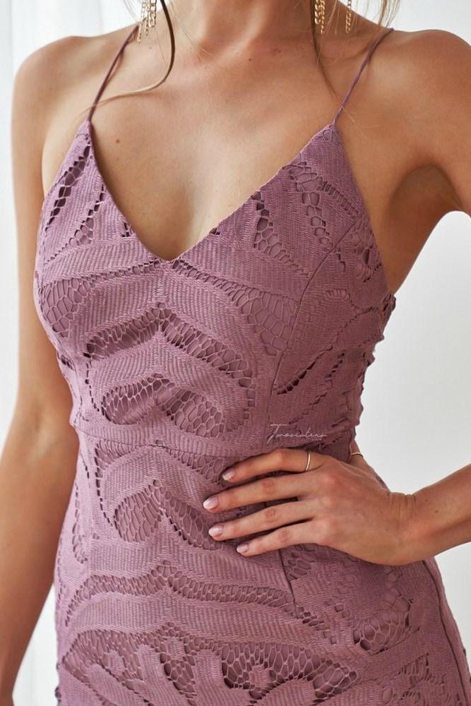 Khaleesi Dress - Dusty Purple - Image 3