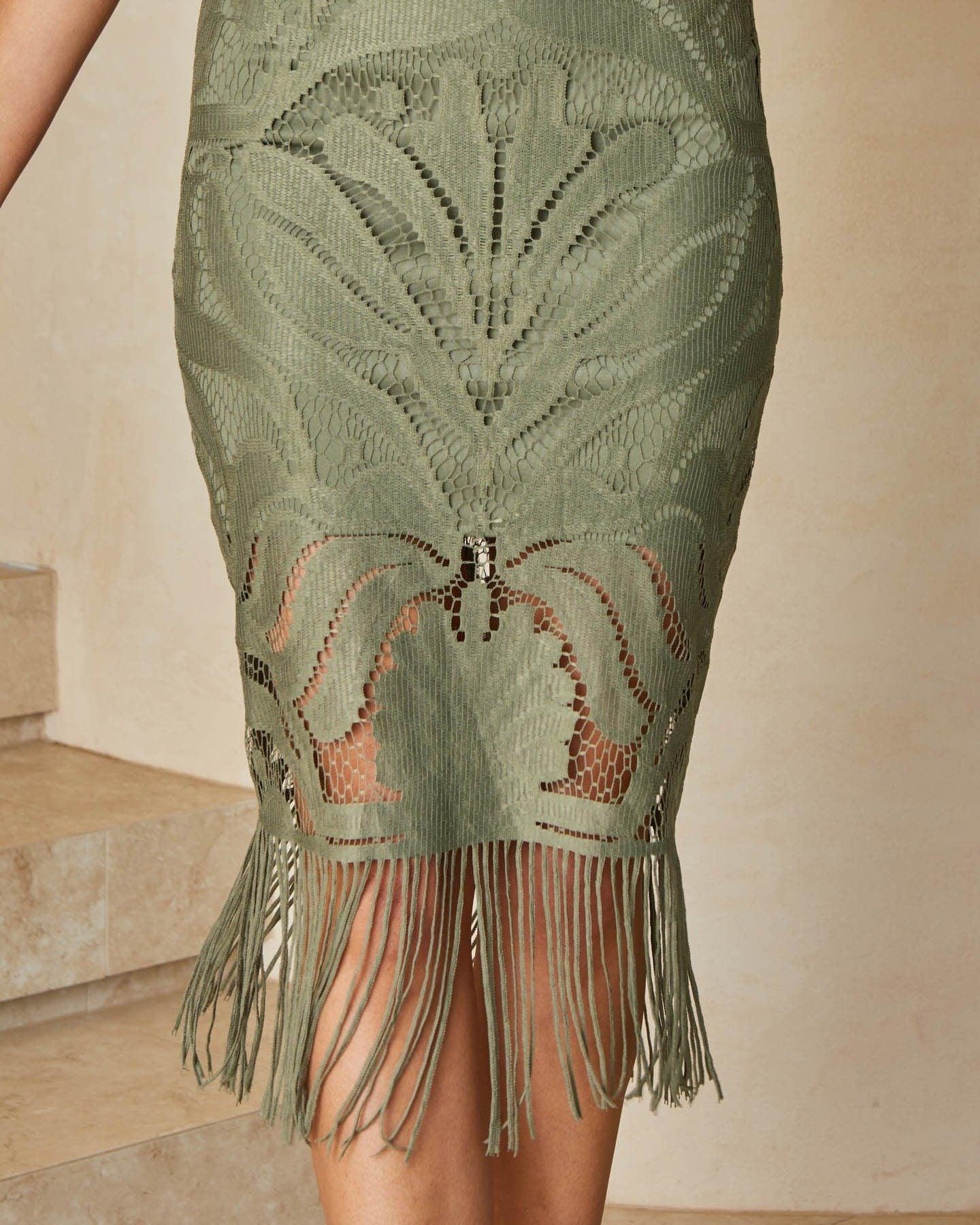 Khaleesi Dress - Moss - Image 5
