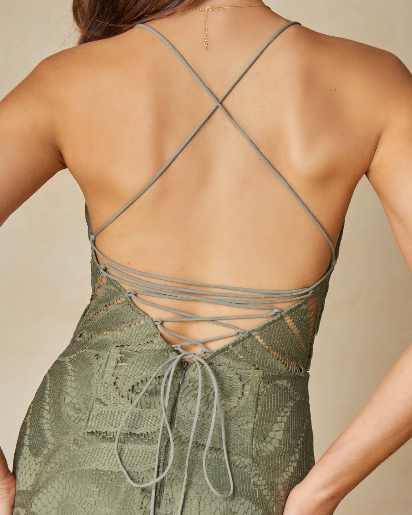 Khaleesi Dress - Moss - Image 6