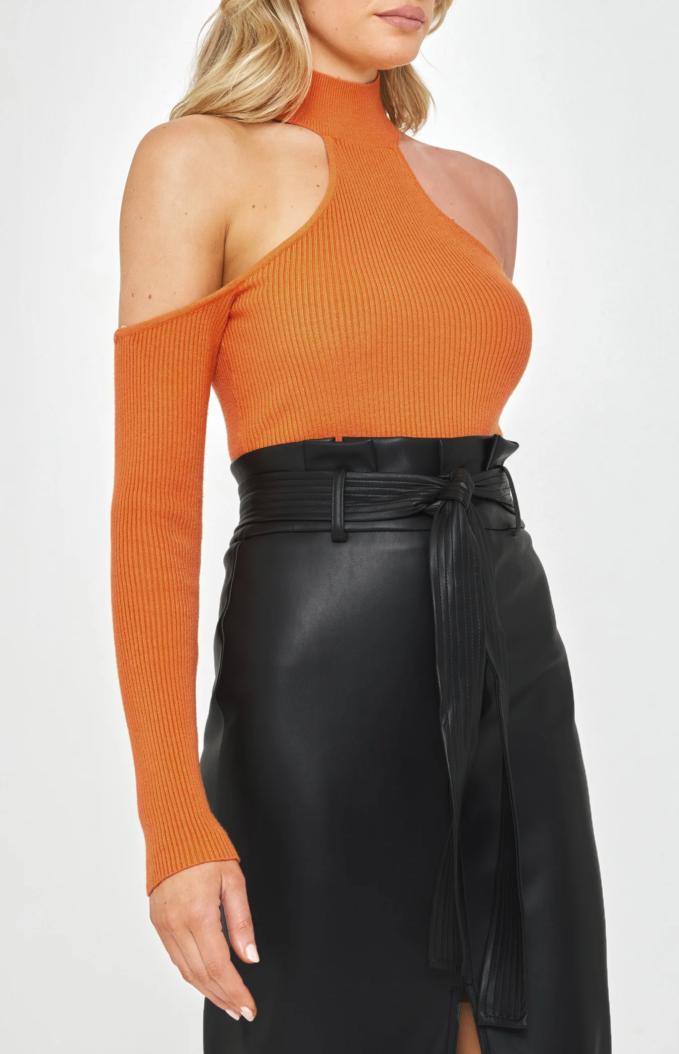 Kiana Knit Top - Orange - Image 5