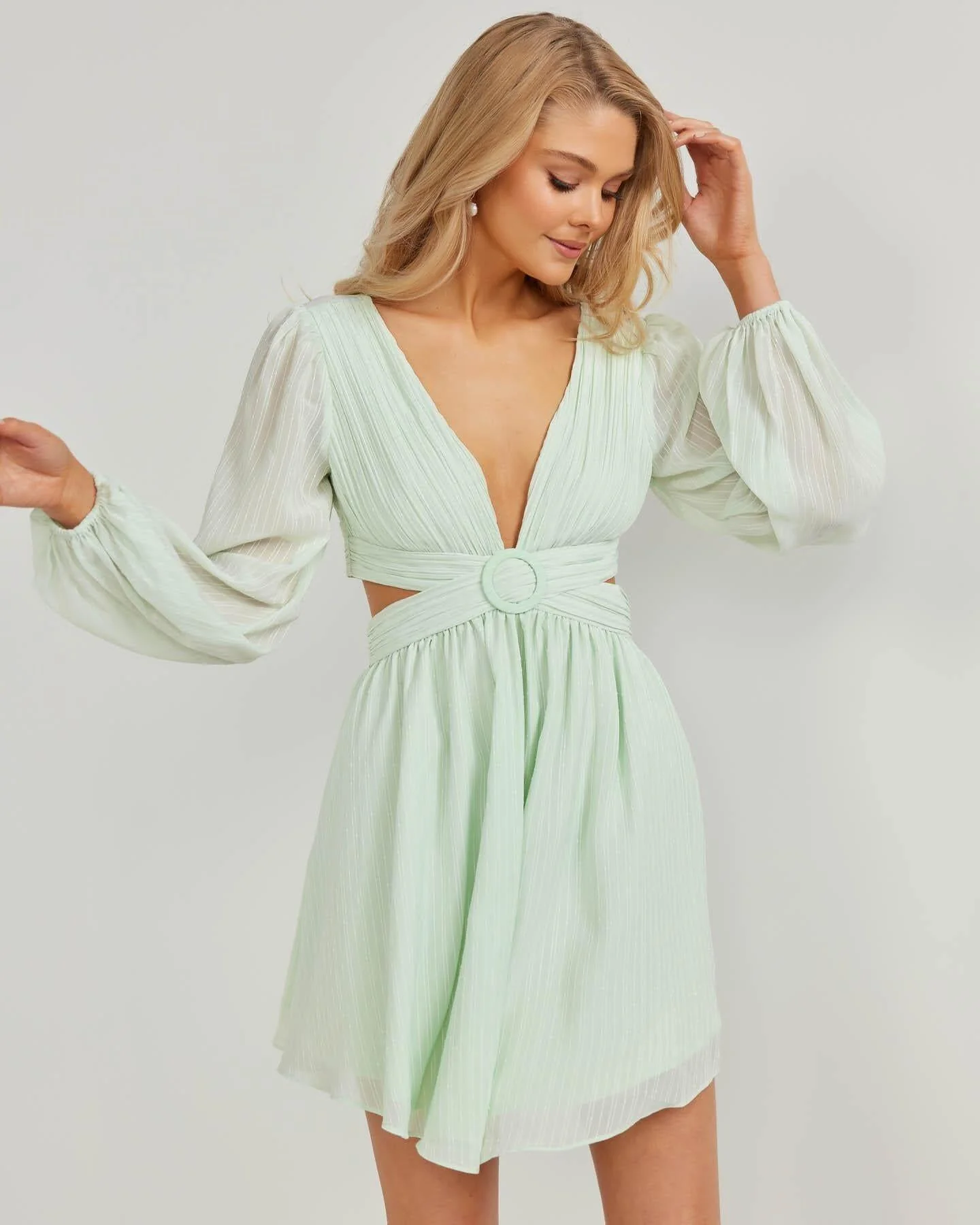 Kinsley Dress - Green - Image 10