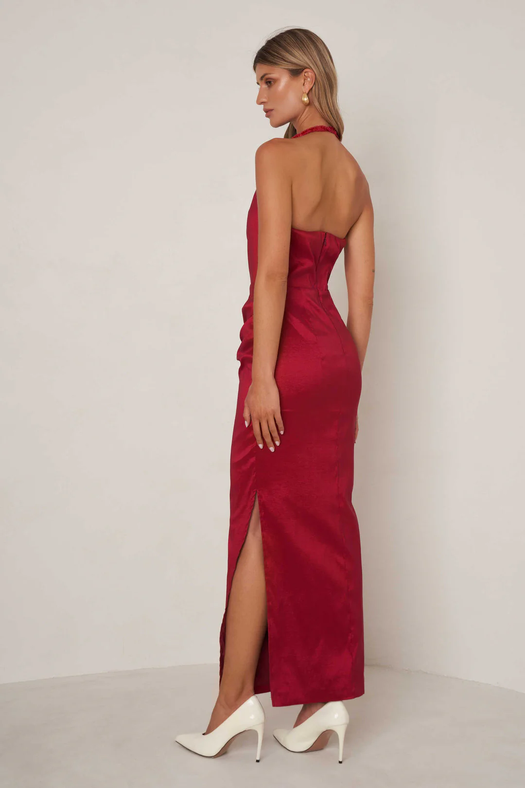 Kinsley Dress - Ruby Red - Image 2