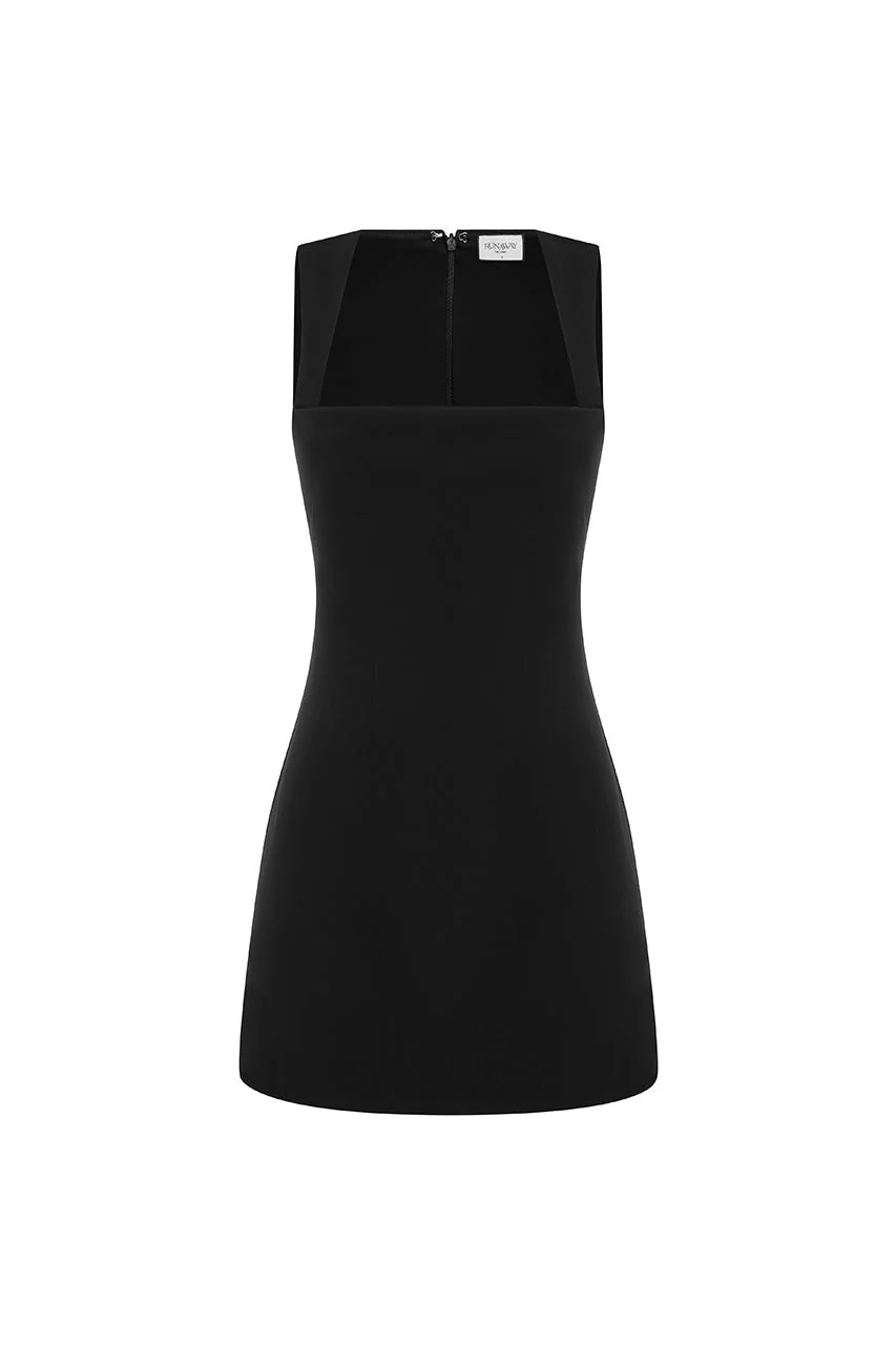 Kody Mini Dress - Black - Image 6