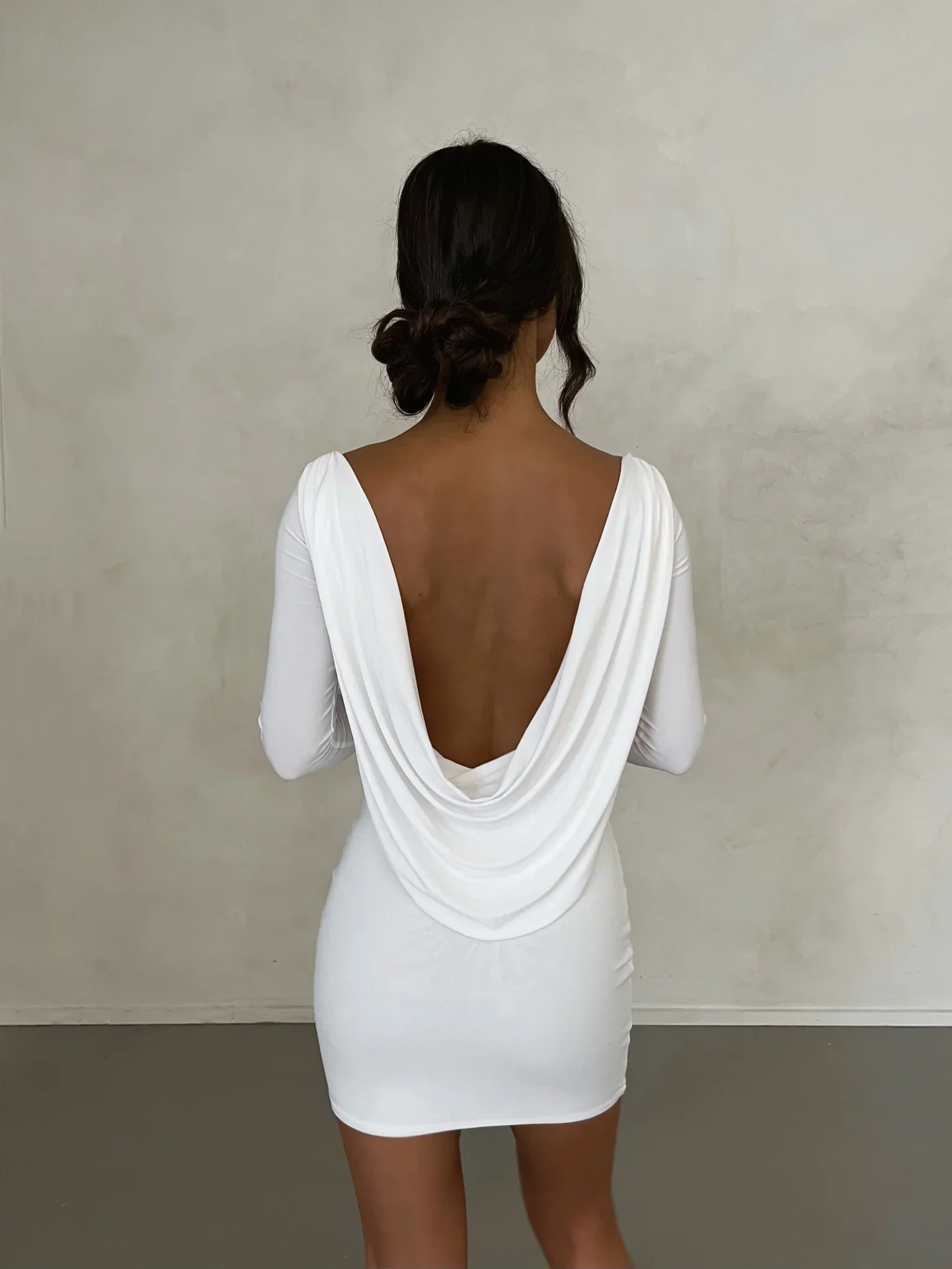 Kyla Reversible Mini Dress - White - Image 6