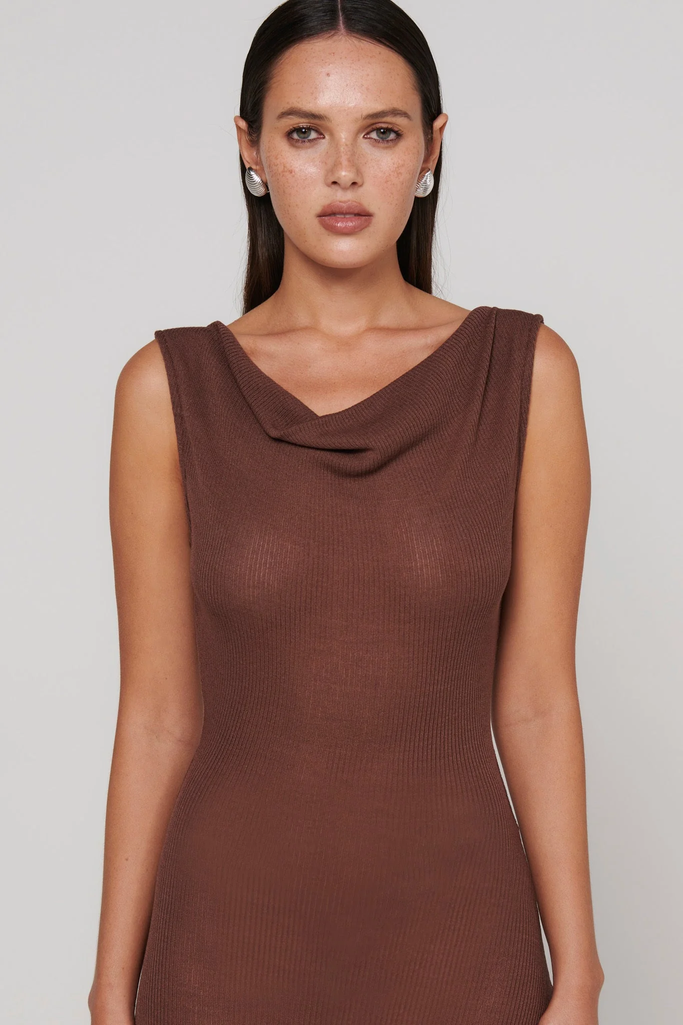 Kyra Maxi Dress - Bark - Image 4