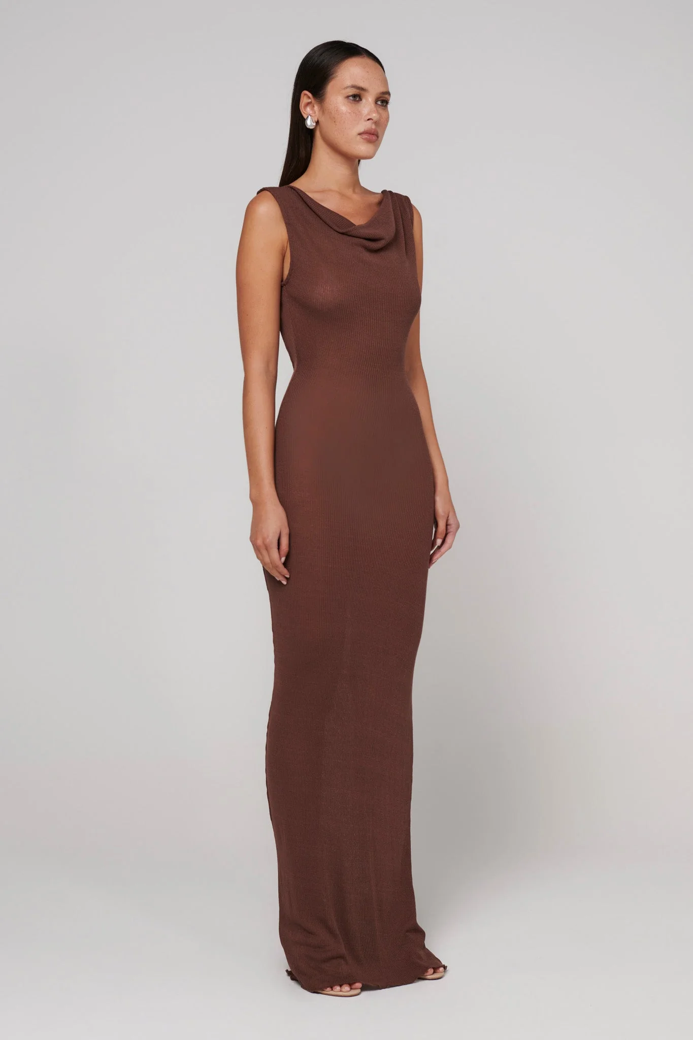 Kyra Maxi Dress - Bark - Image 6