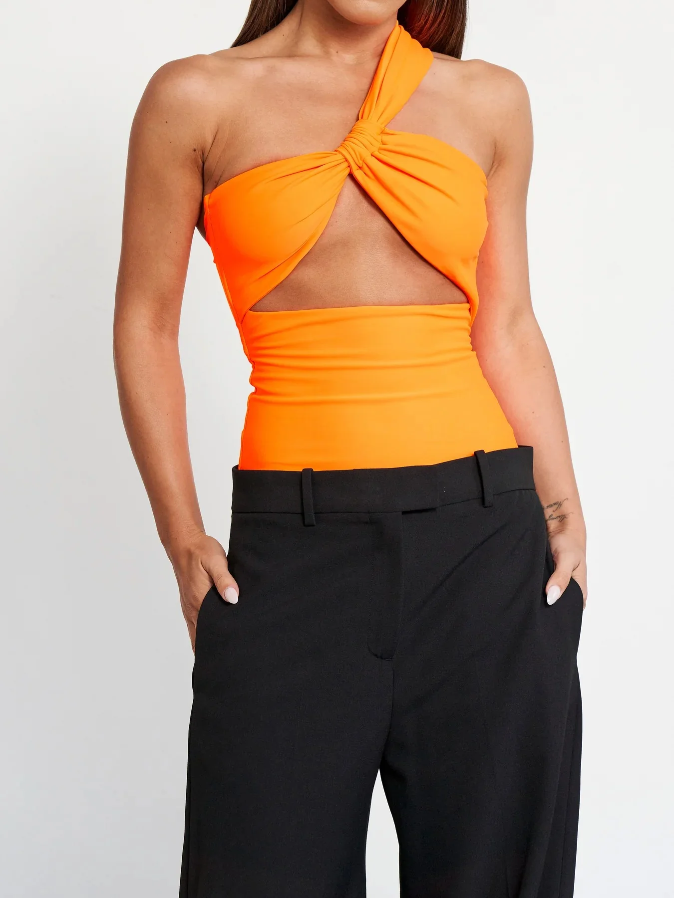 Lana Bodysuit - Neon Orange - Image 3