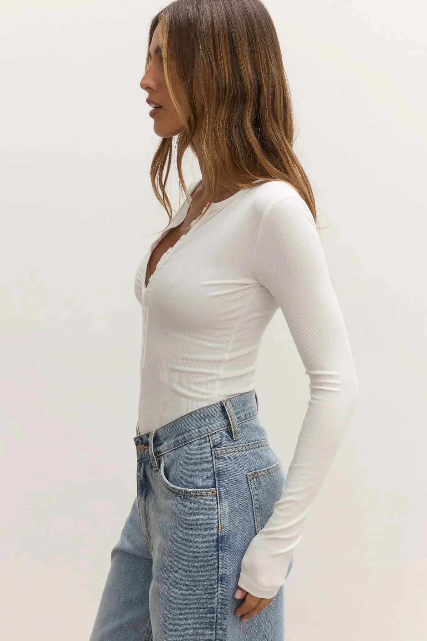 Lara Bodysuit - White - Image 2