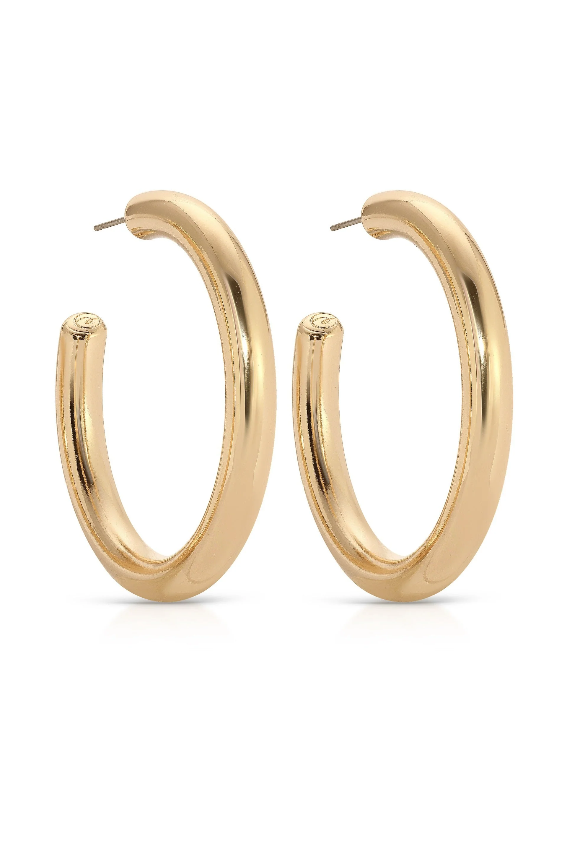 Large Classic Hoop Earrings - Image 2