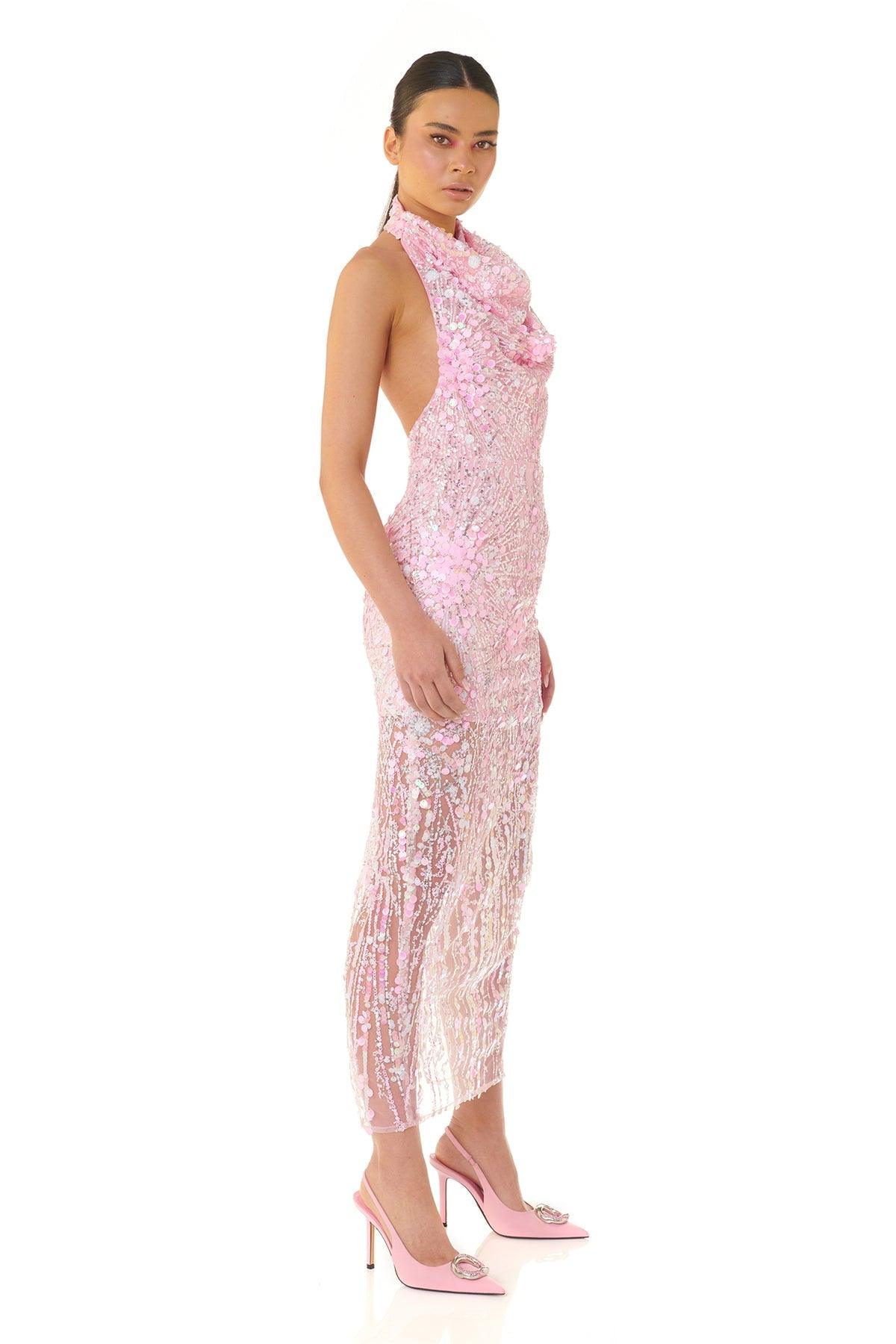 Laura Dress - Pink - Image 4