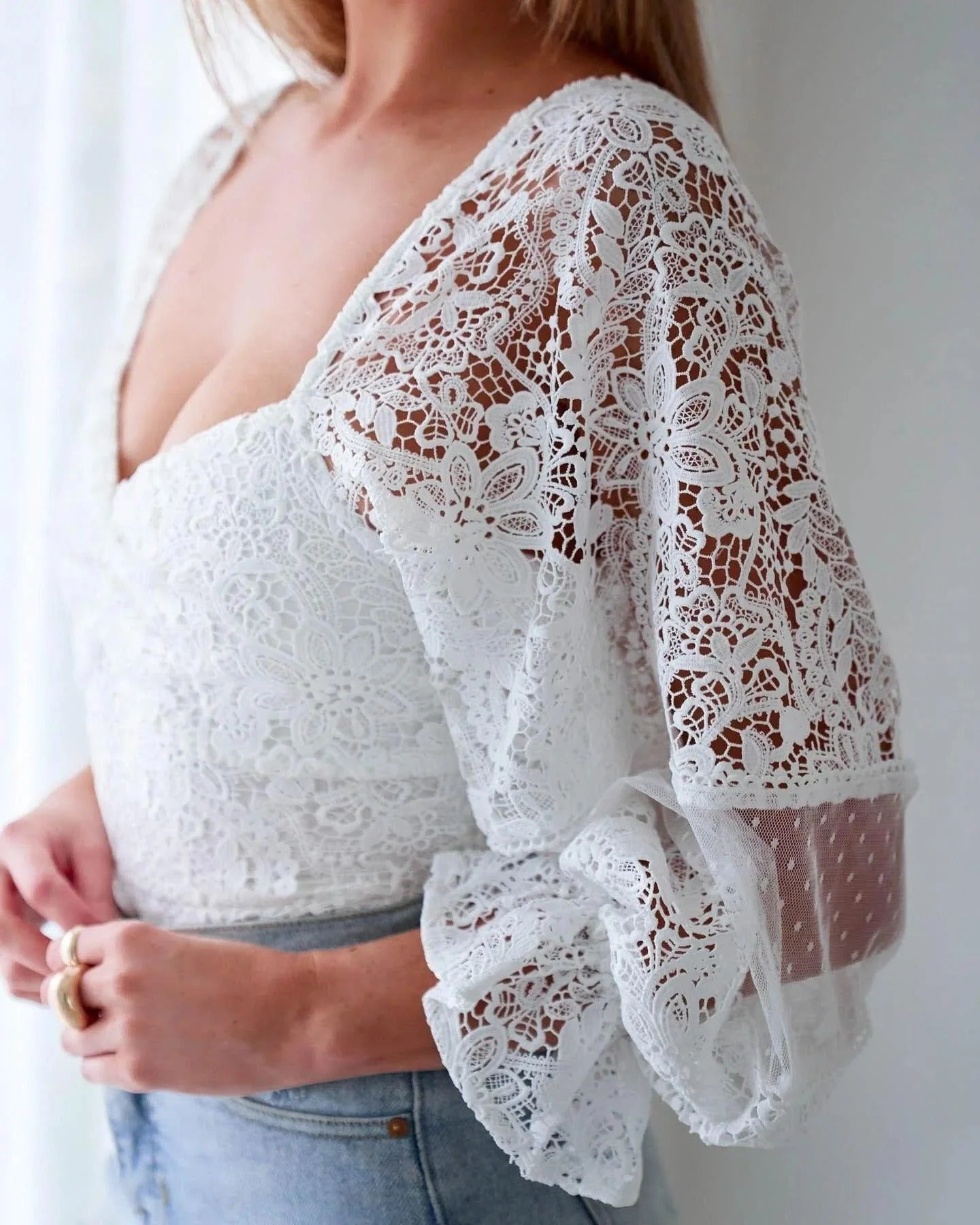 Lauren Top - White - Image 3