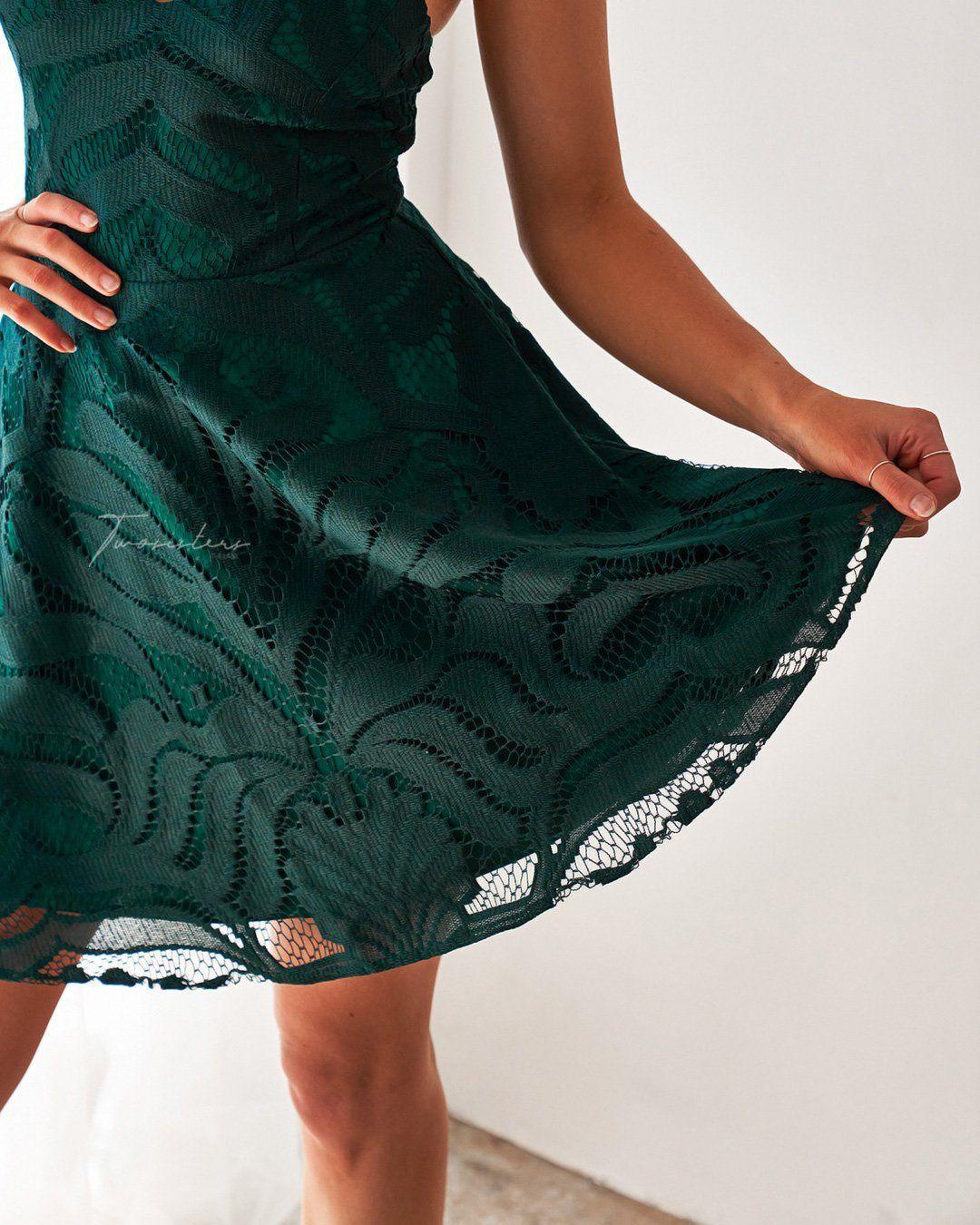 Laurie Dress - Emerald Green - Image 6