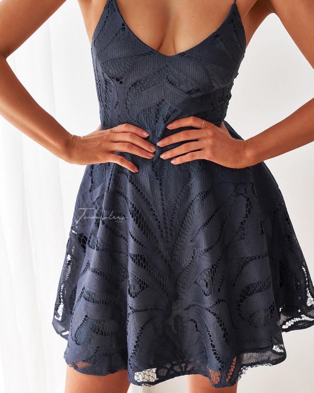 Laurie Dress - Steel Blue - Image 6