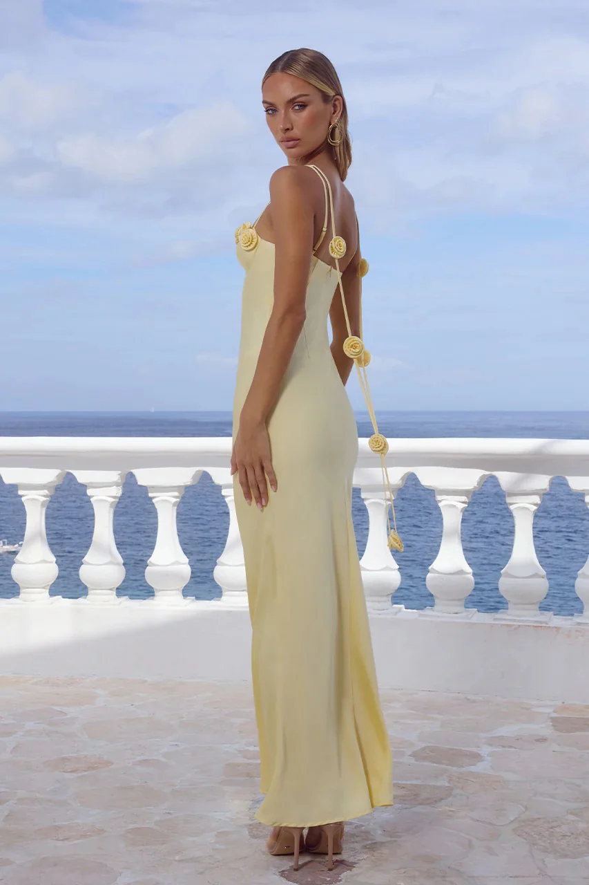 Lavena Maxi Dress - Buttermilk - Image 2