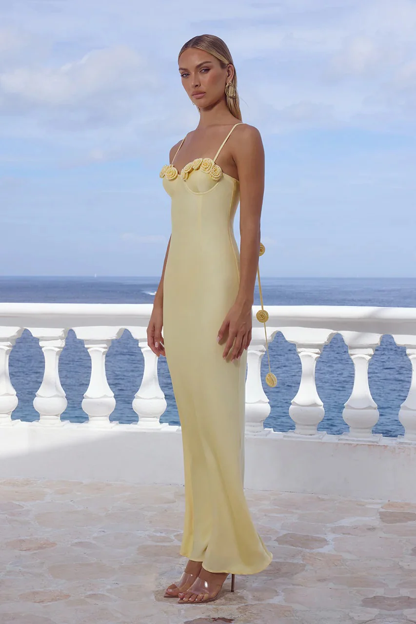 Lavena Maxi Dress - Buttermilk - Image 3