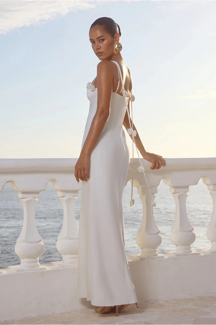 Lavena Maxi Dress - Pearl - Image 2