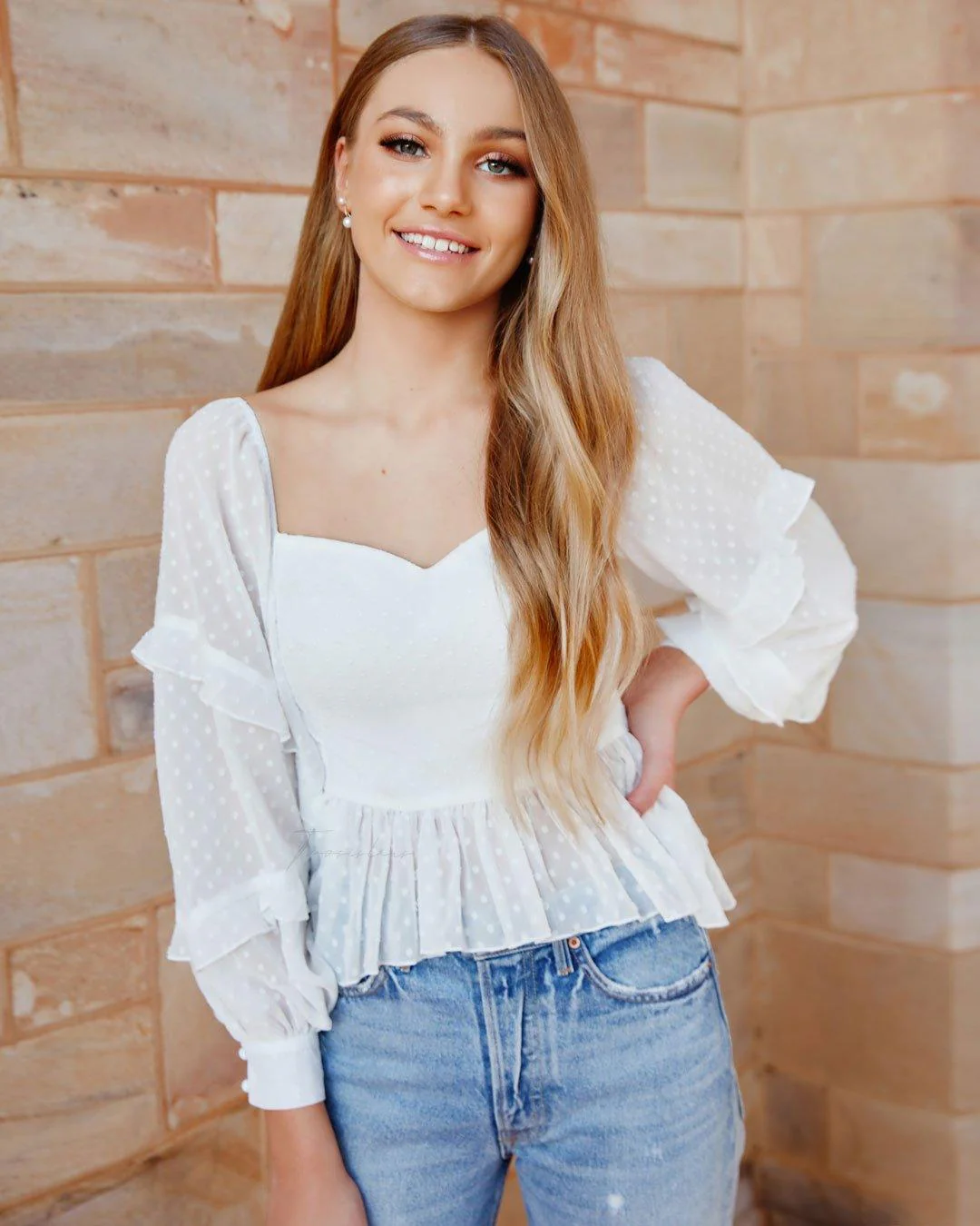 Lavina Top - White - Image 2